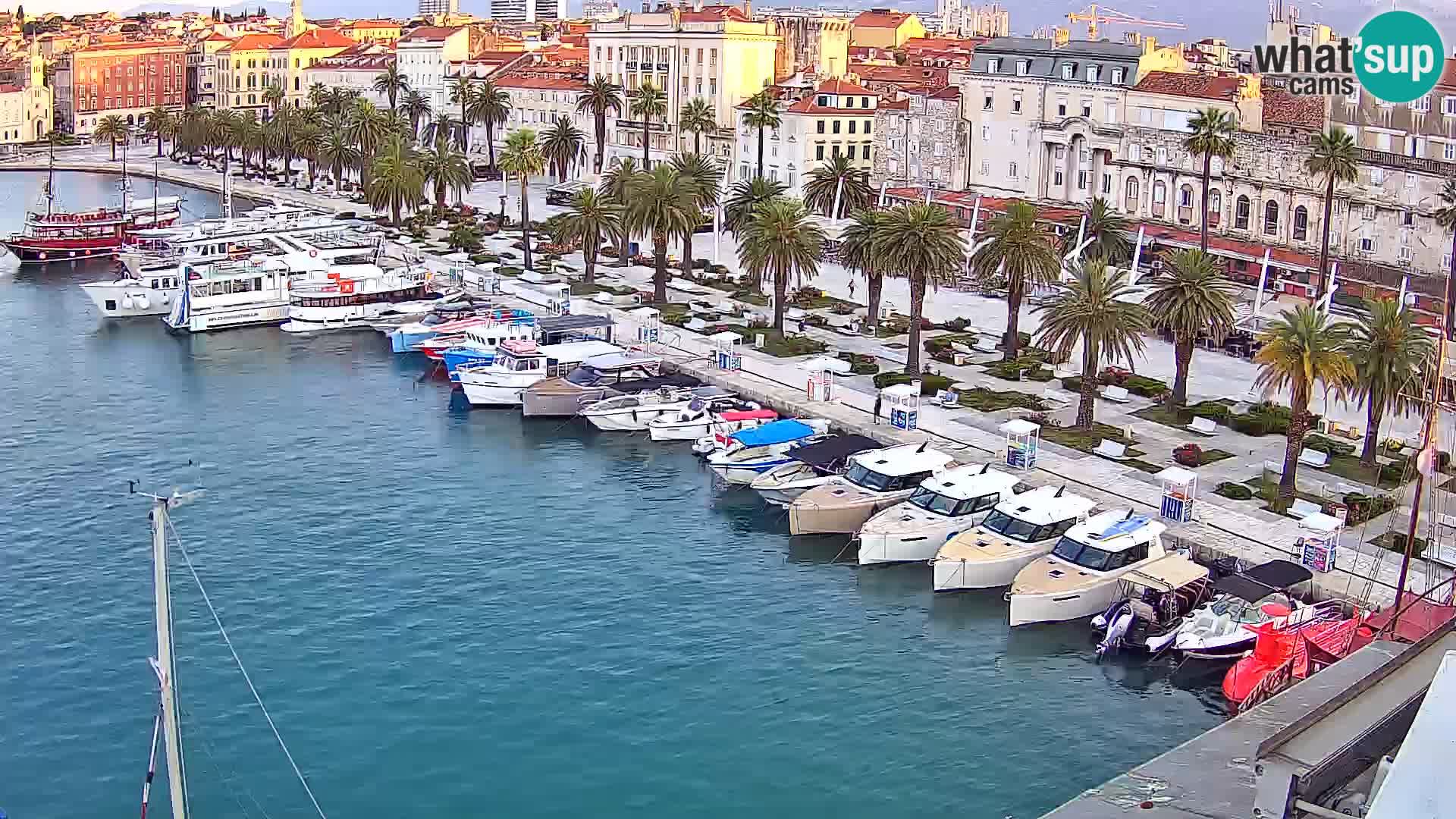 Webcam live Spalato riva e porto