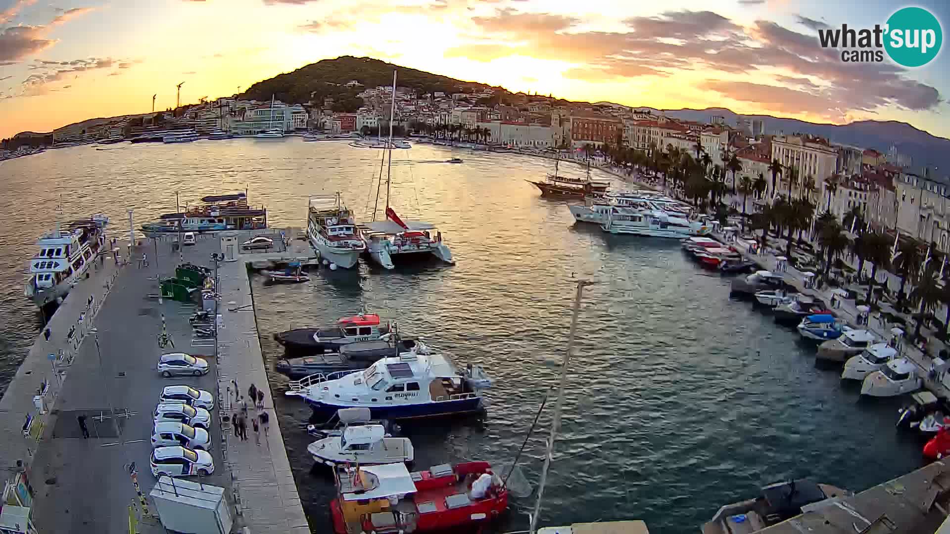 Split Riva Live webcam panorama