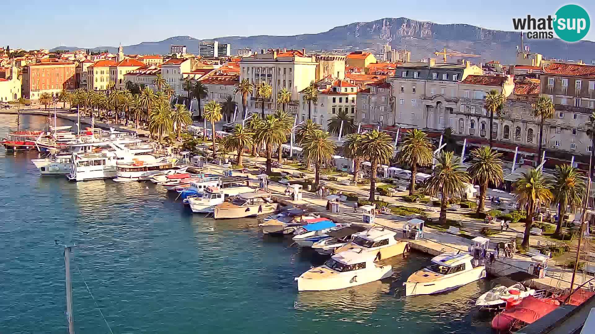Webcam live Spalato riva e porto