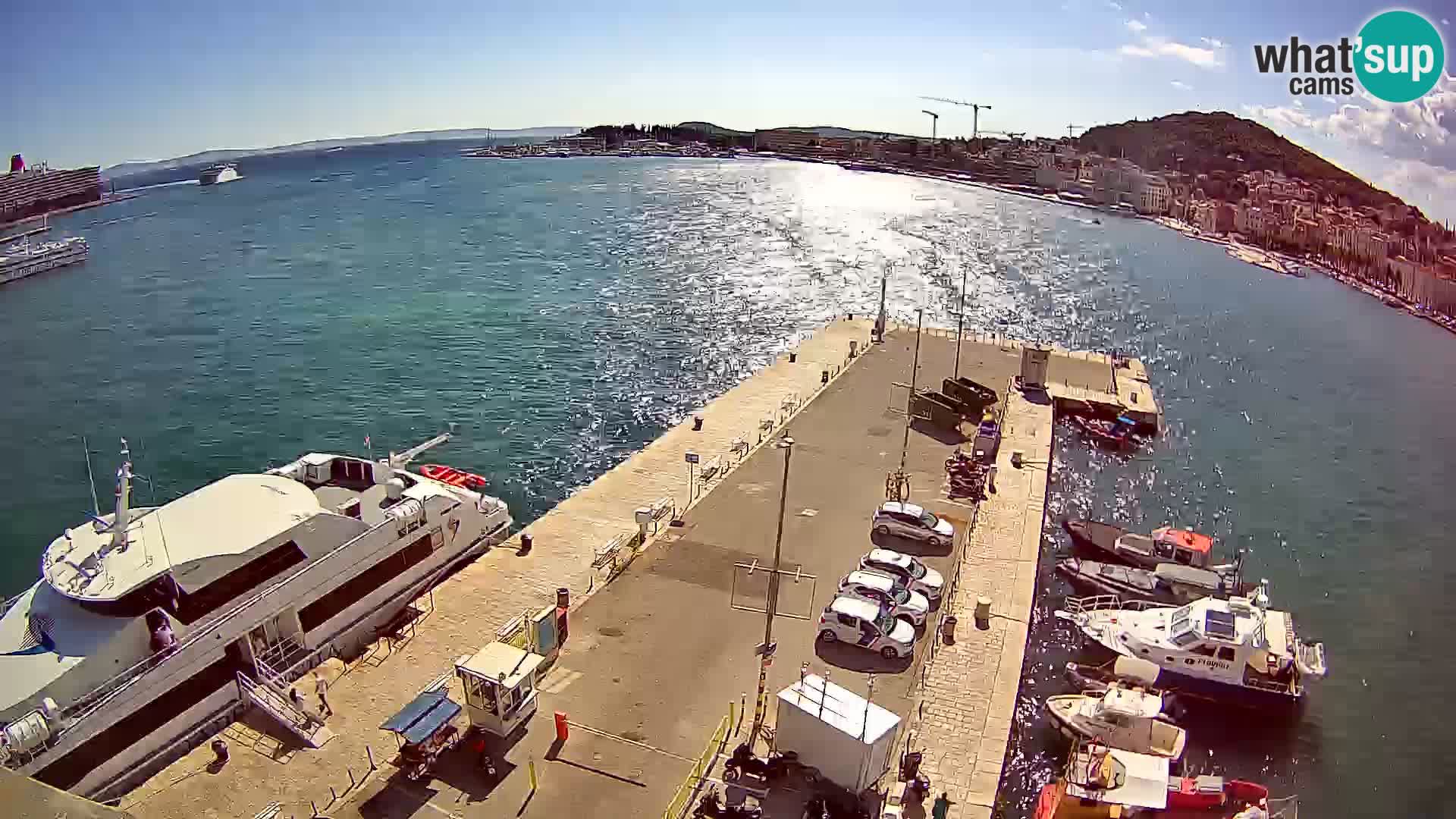 Webcam live Spalato riva e porto