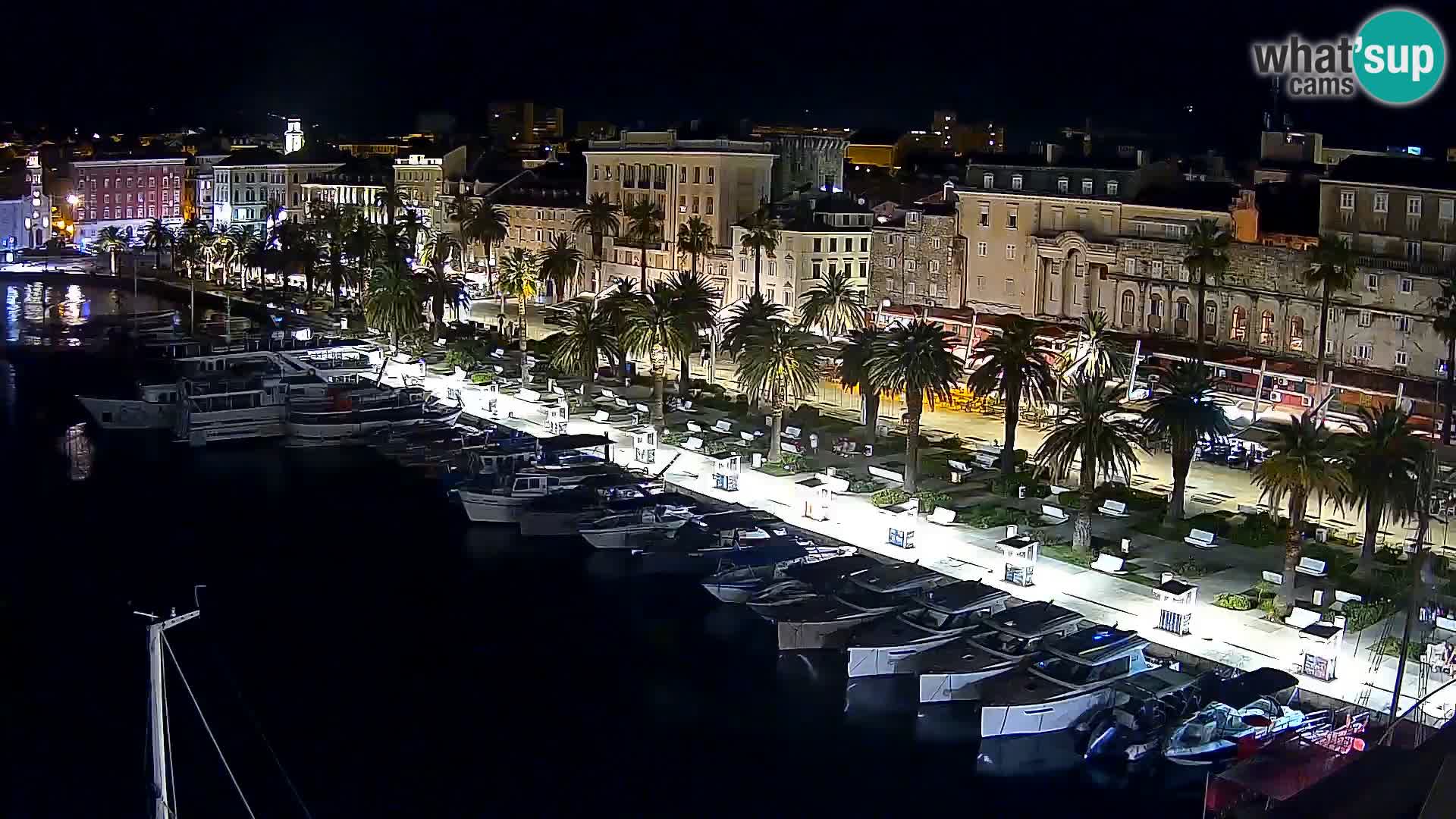 Webcam live Spalato riva e porto