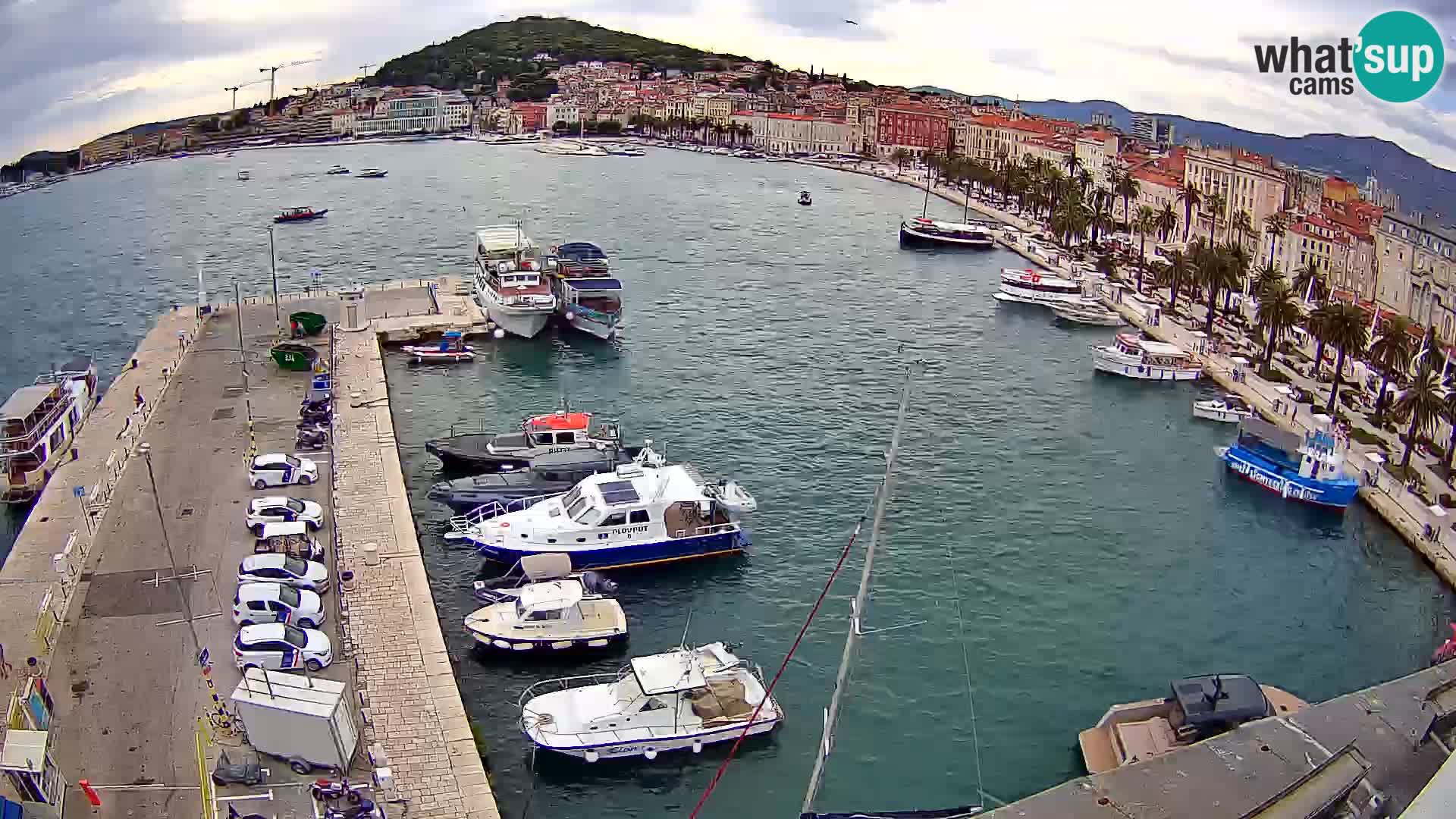 Webcam live Spalato riva e porto