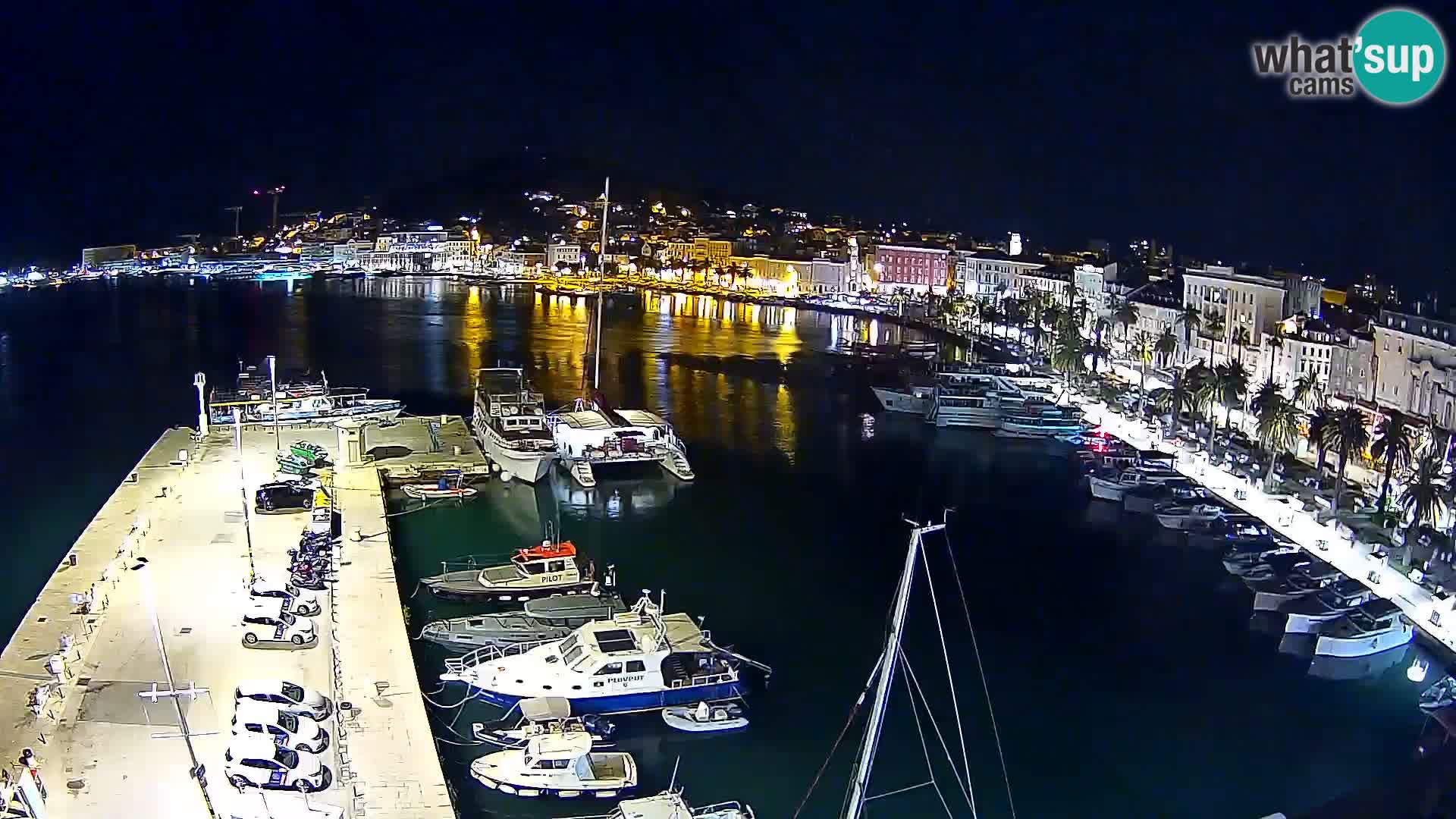 Webcam live Spalato riva e porto