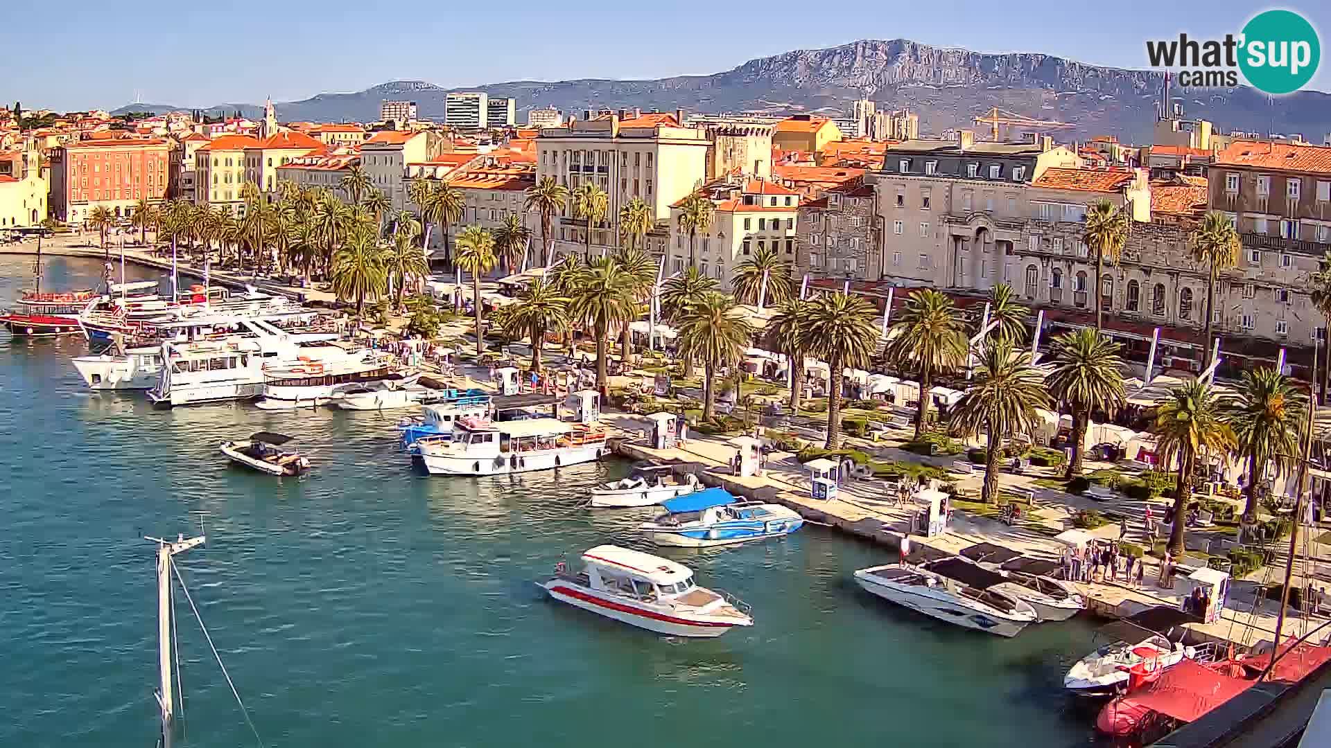 Webcam live Spalato riva e porto