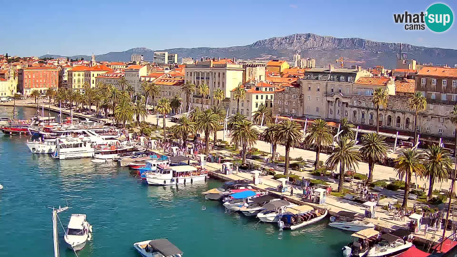 Webcam live Spalato riva e porto