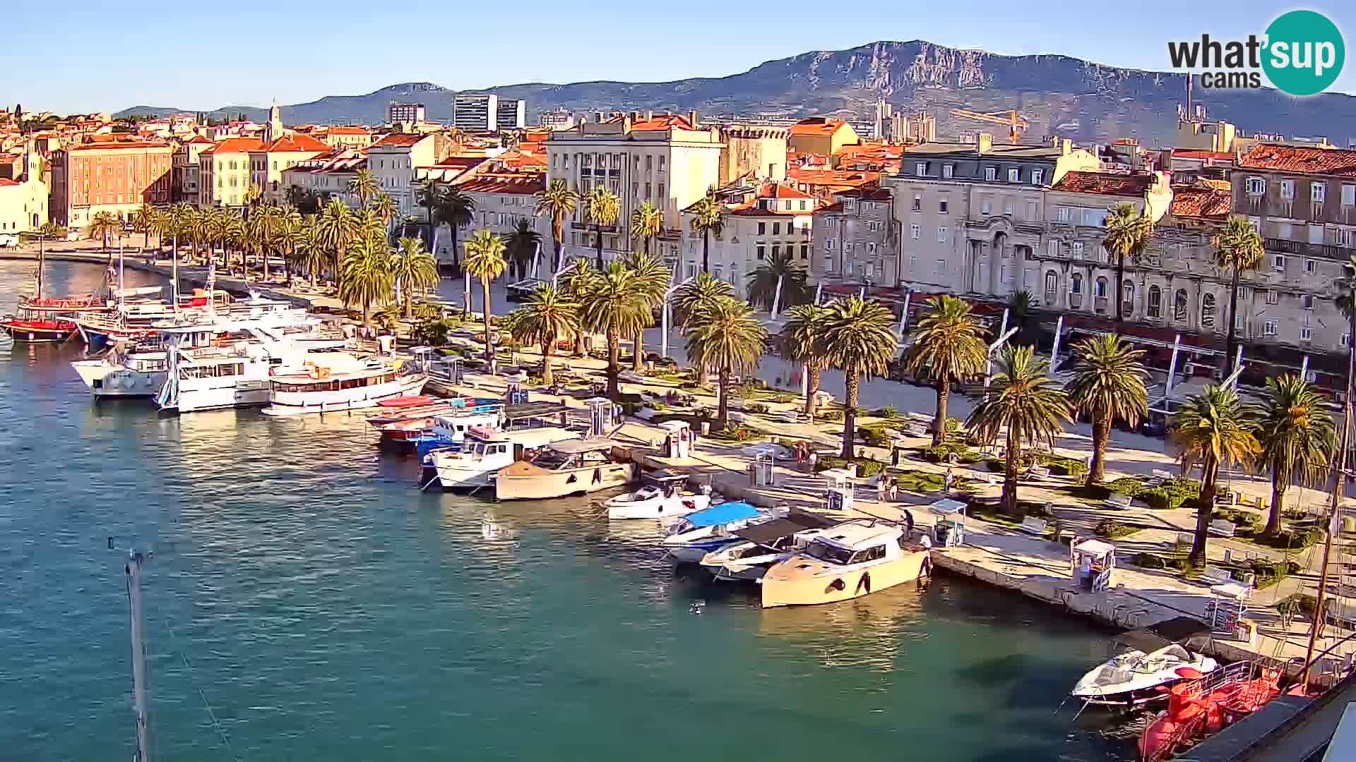 Webcam live Spalato riva e porto