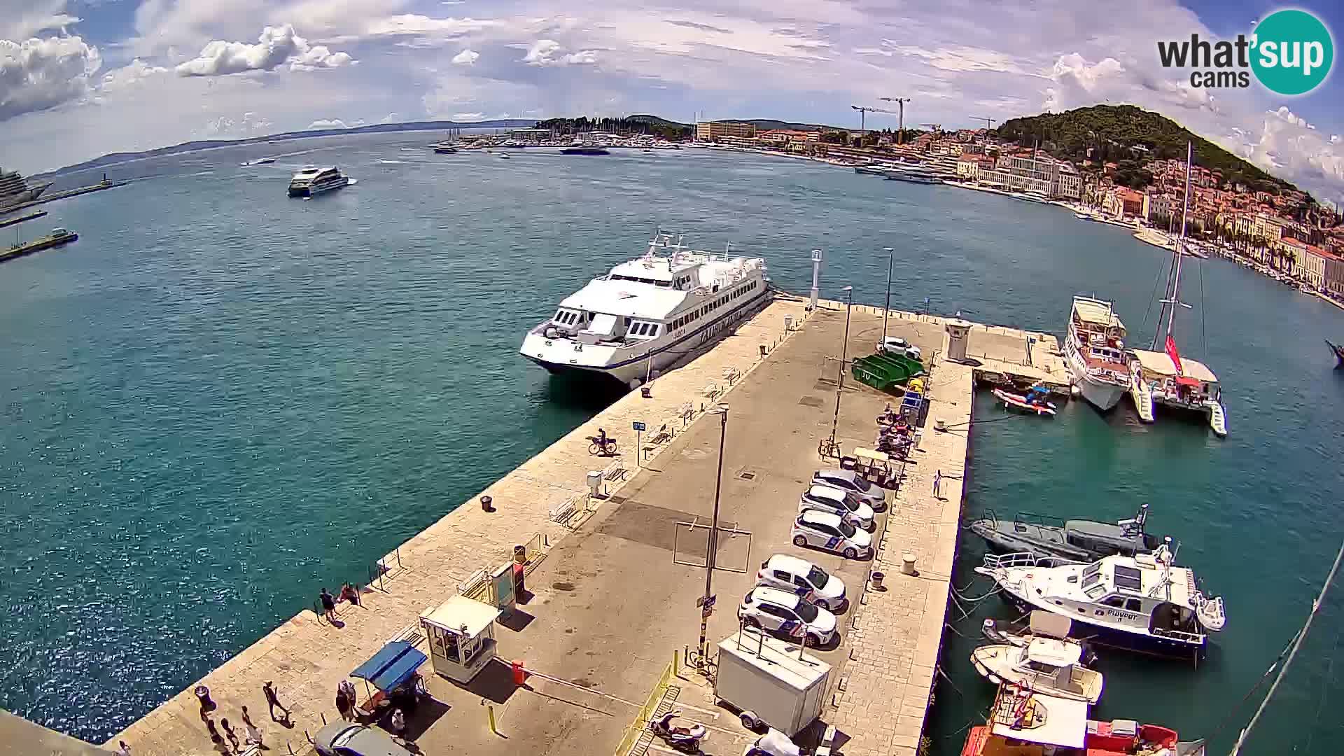 Webcam LIVE Split riva and port