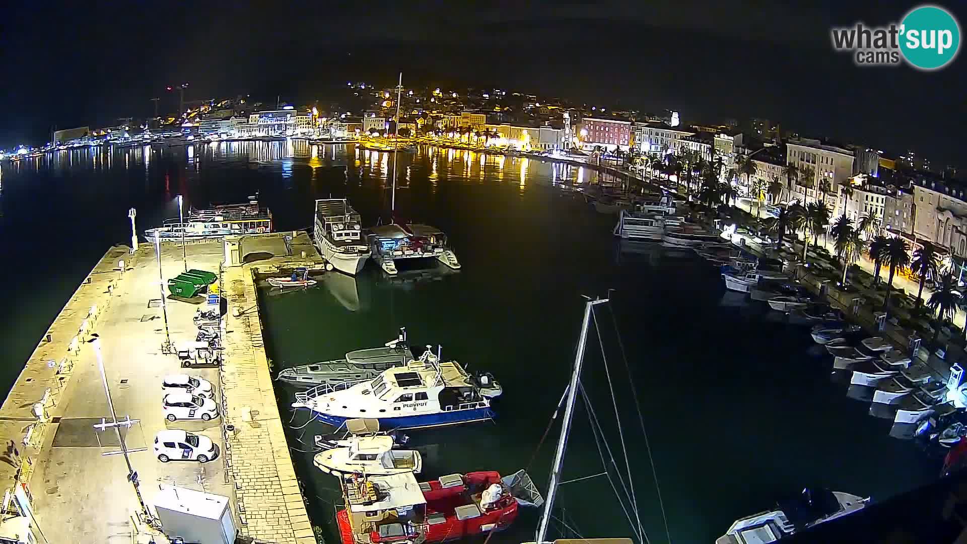 Spalato Riva panorama webcam