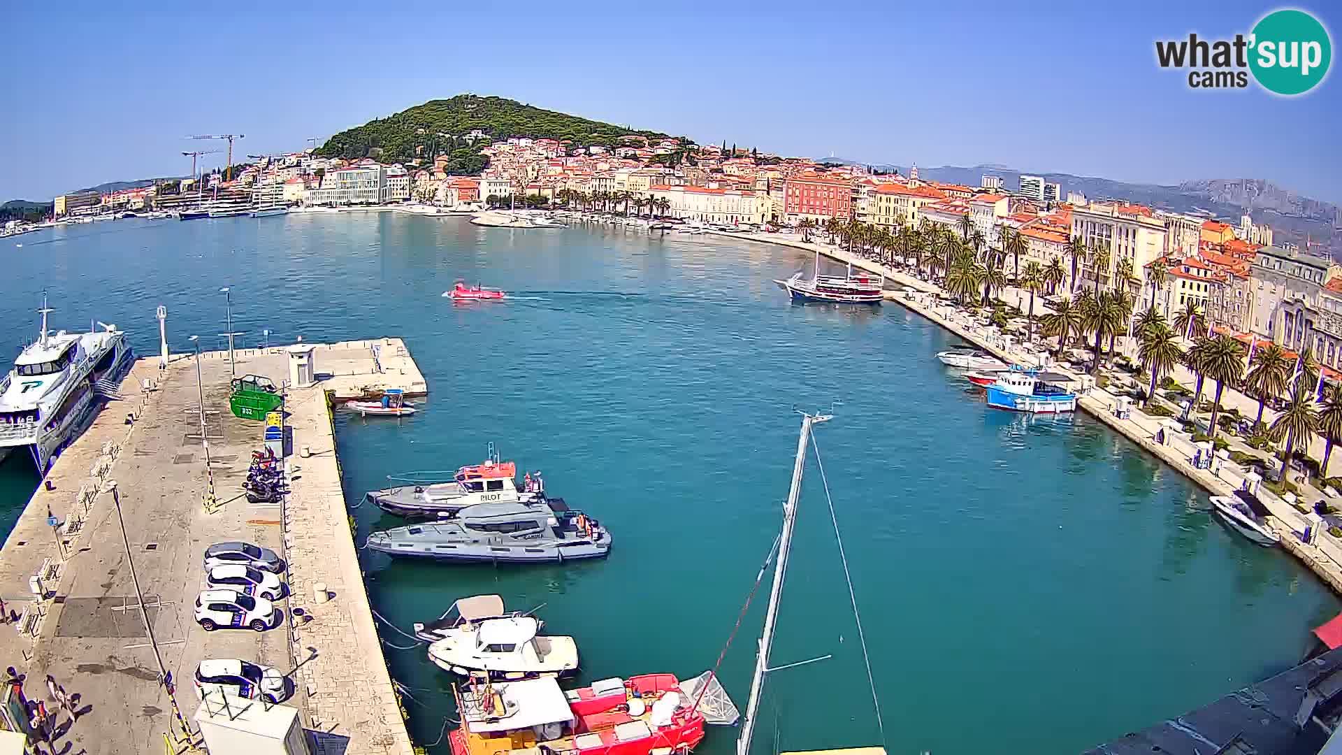 Webcam LIVE Split riva and port