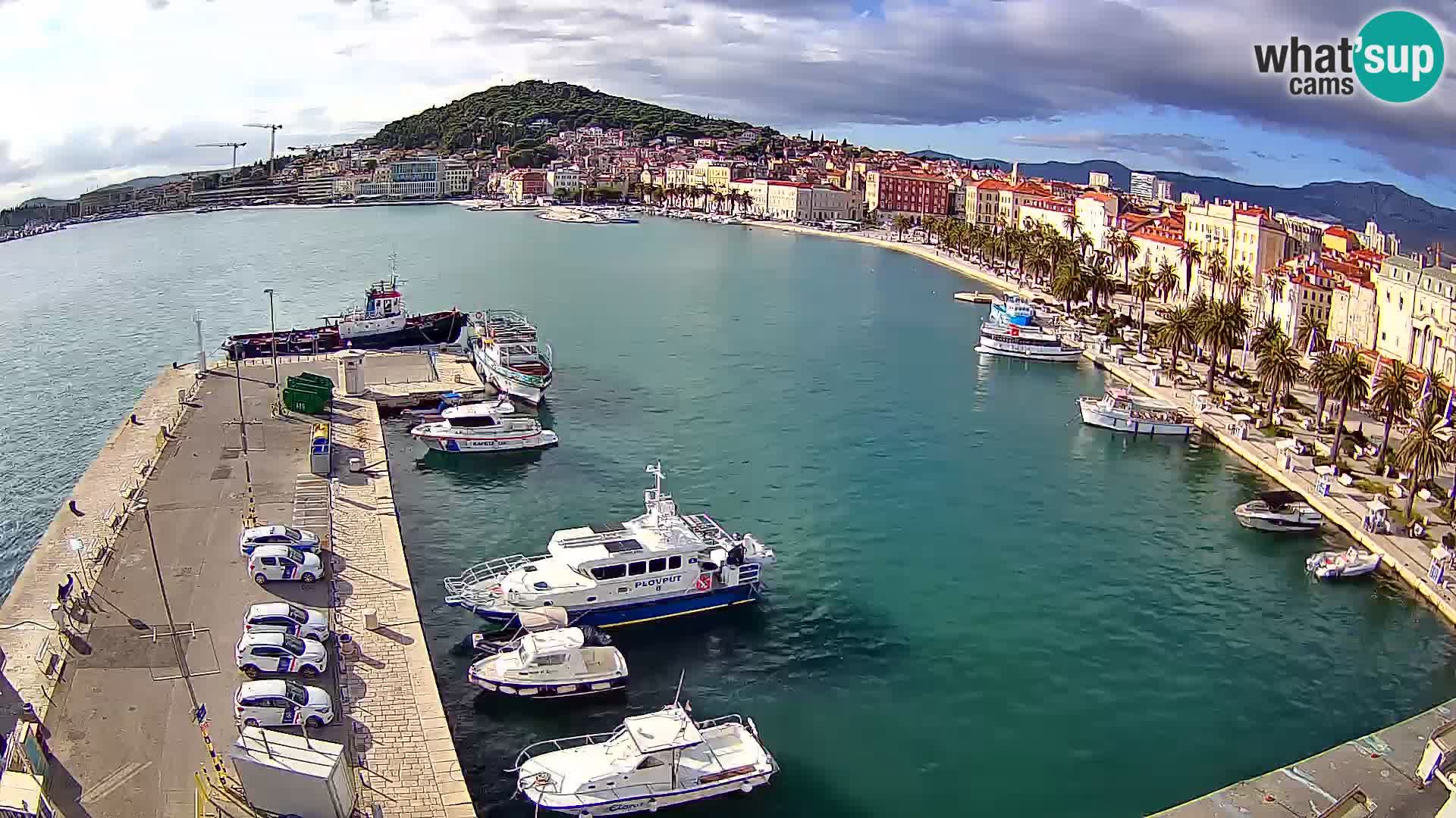 Spalato Riva panorama webcam