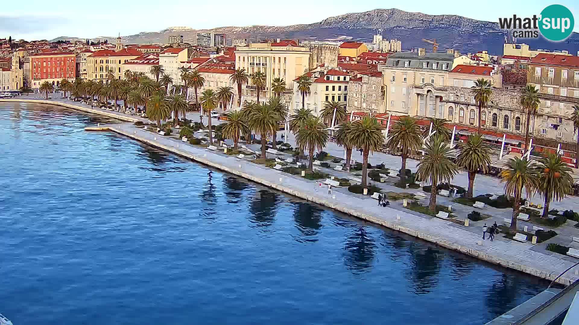 Split Riva Live webcam panorama
