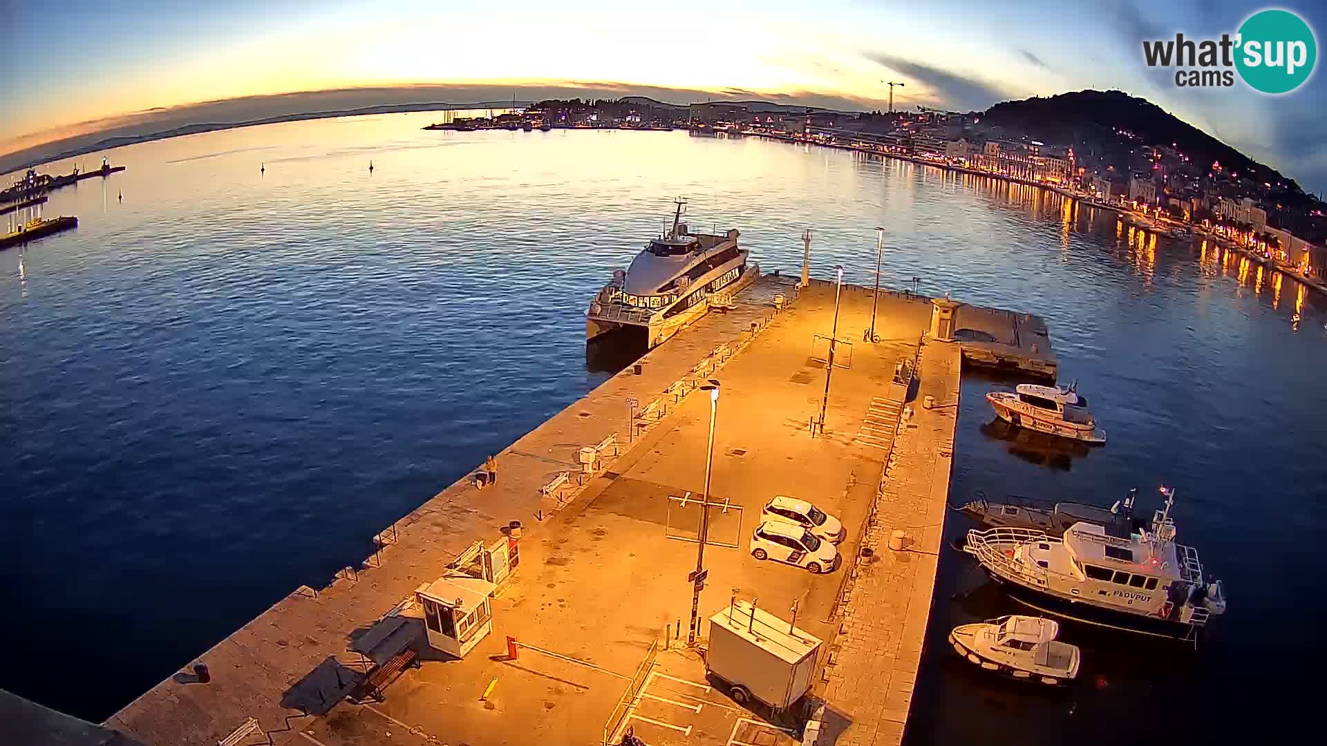 Split Riva Live webcam panorama