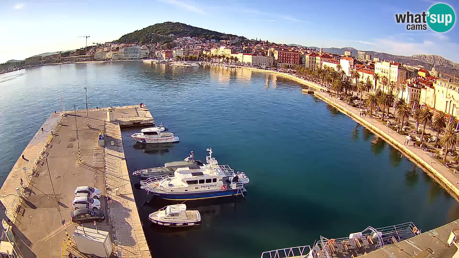 Webcam live Spalato riva e porto