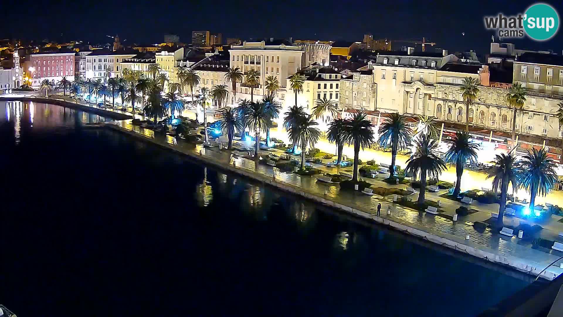 Kamera v živo Split  riva in pristanišče