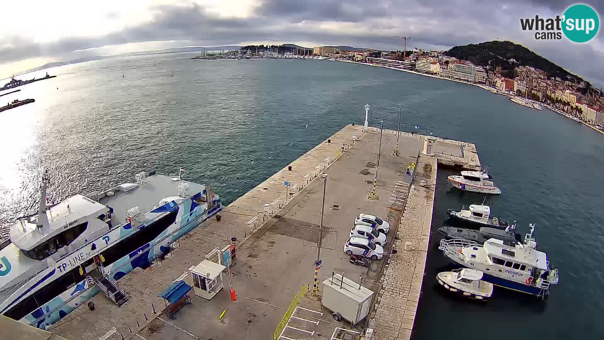 Split Riva Live webcam panorama