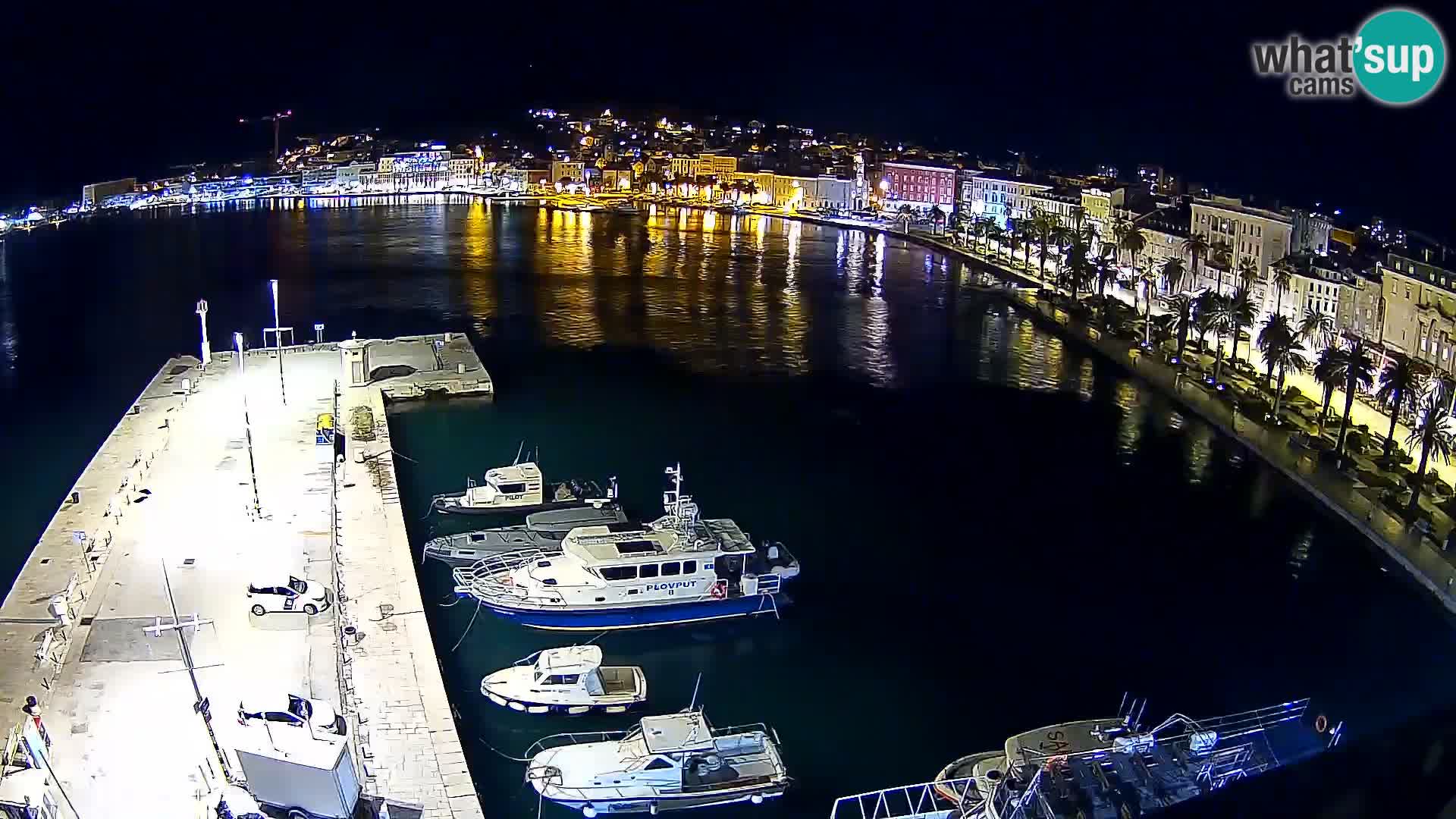 Spalato Riva panorama webcam