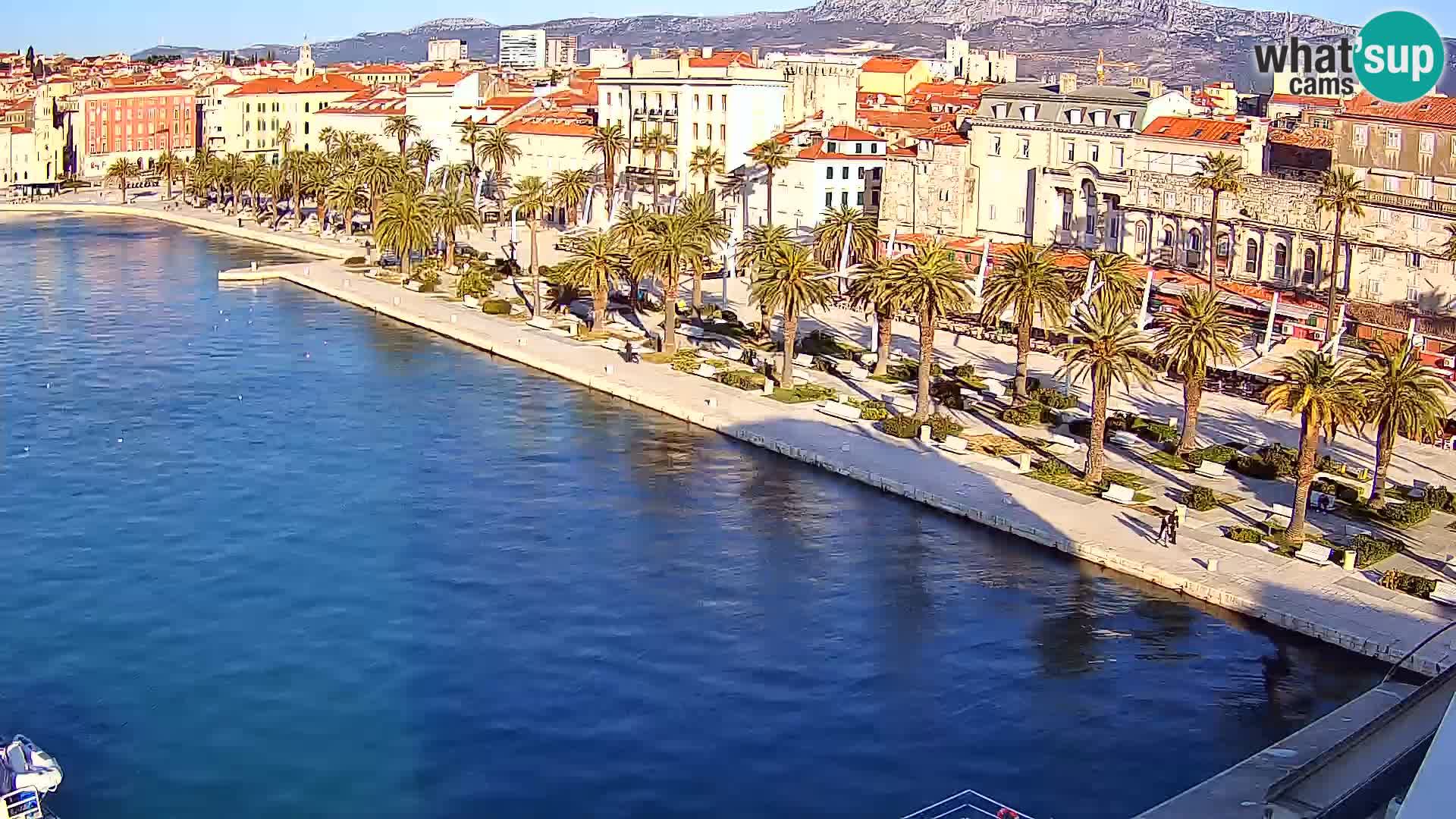 Split Riva Live webcam panorama