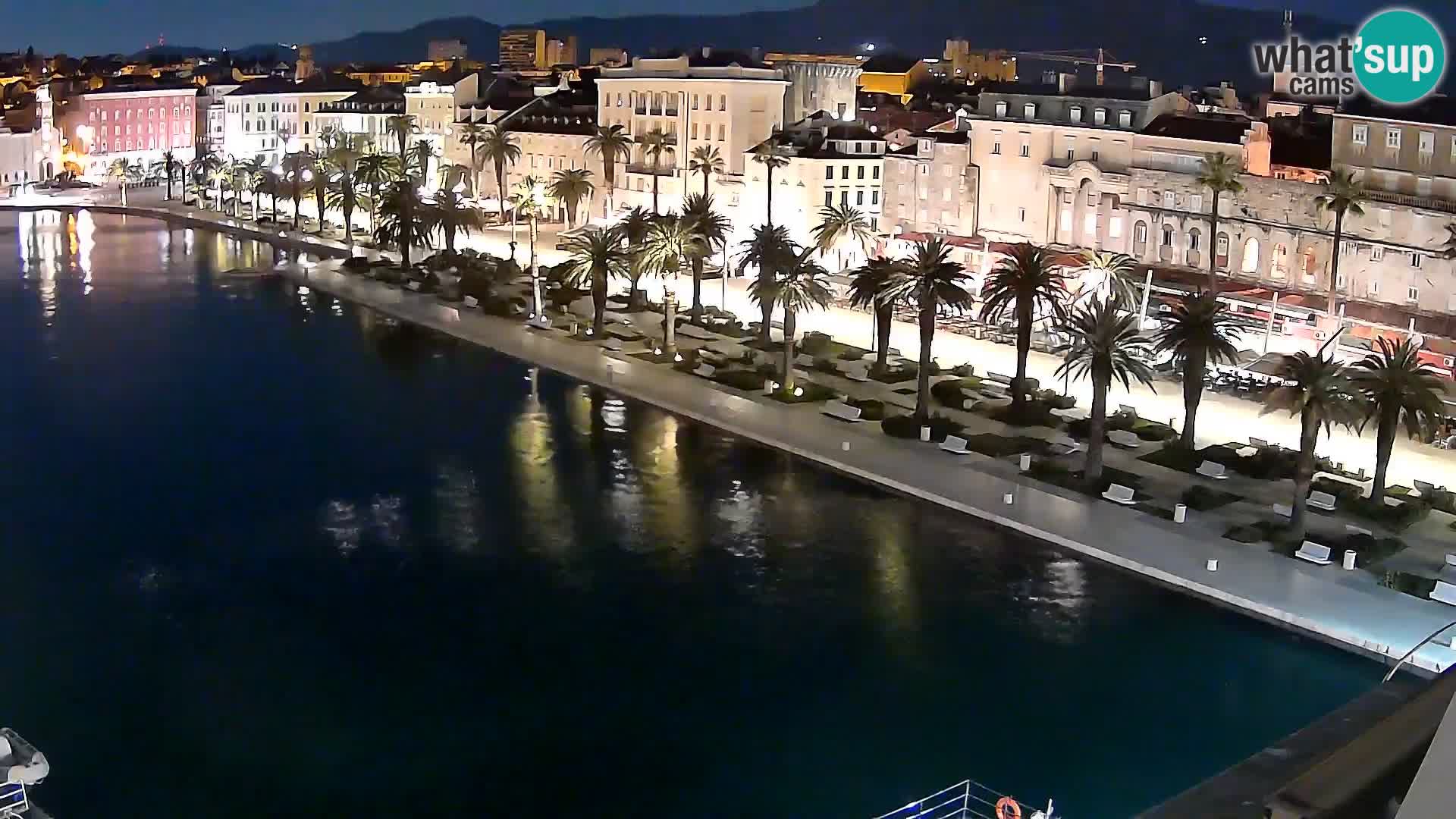 Webcam live Spalato riva e porto