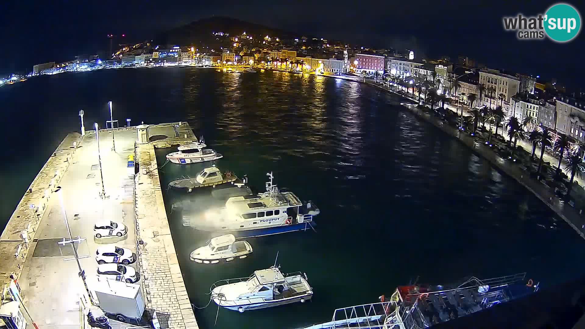 Spalato Riva panorama webcam