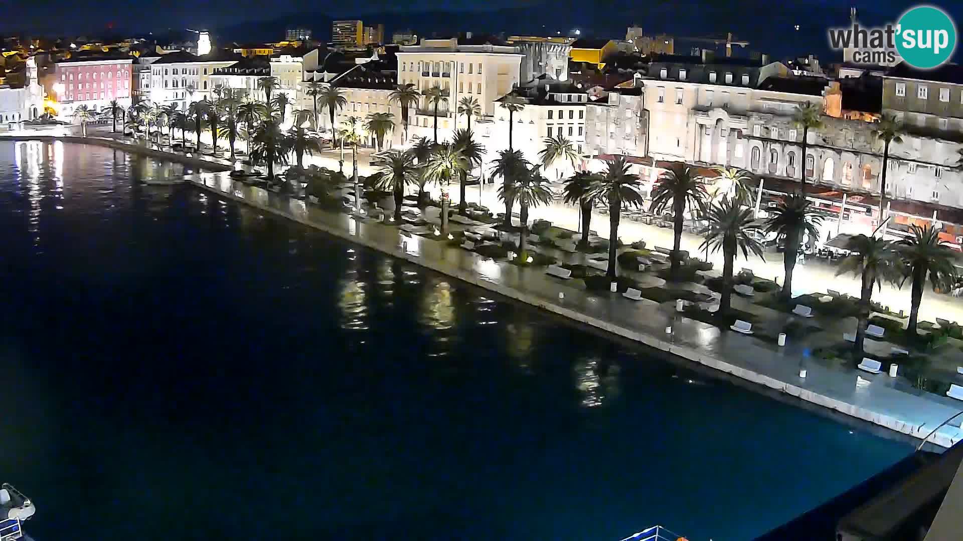 Webcam live Spalato riva e porto