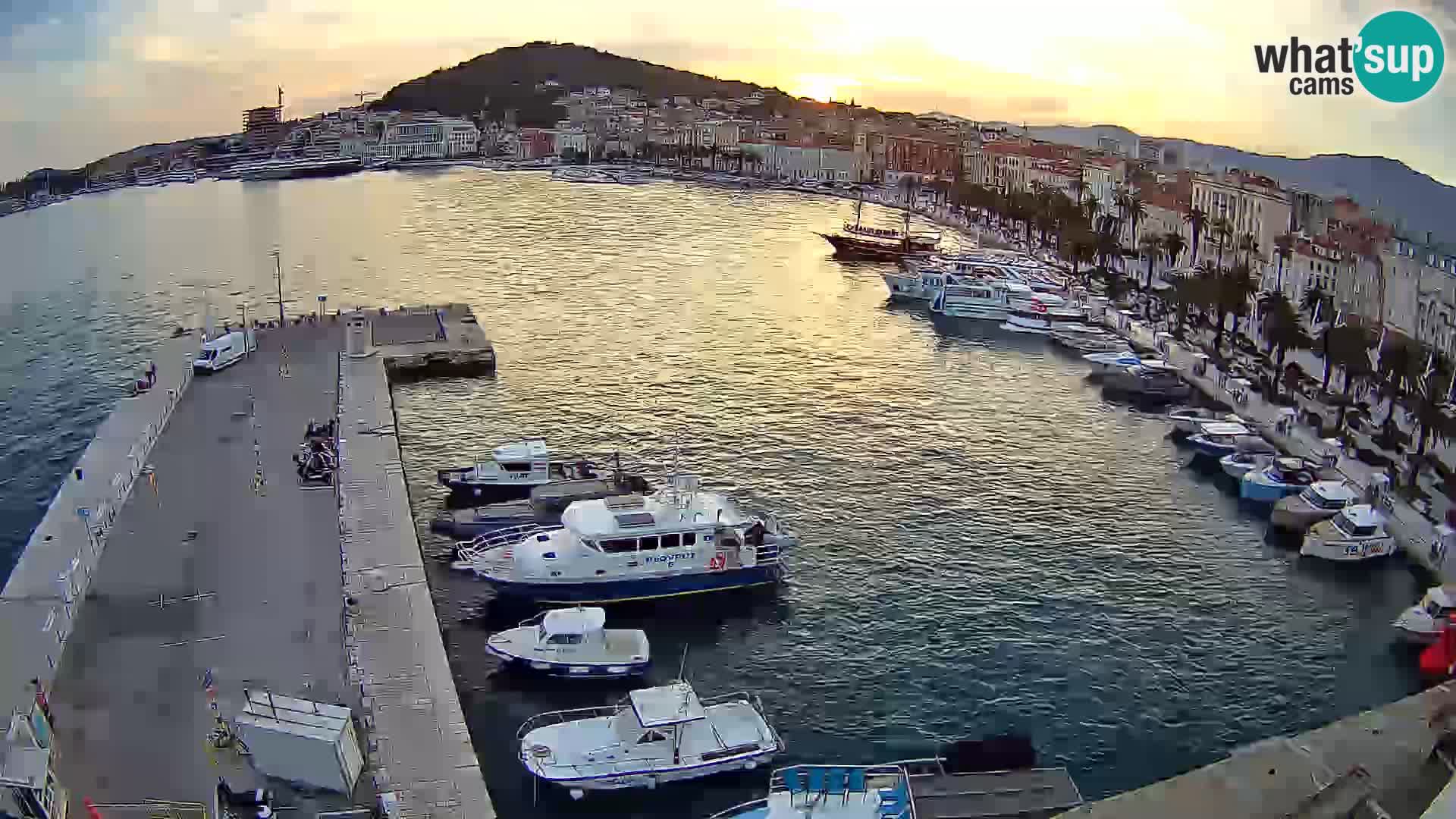 Split Riva Live webcam panorama