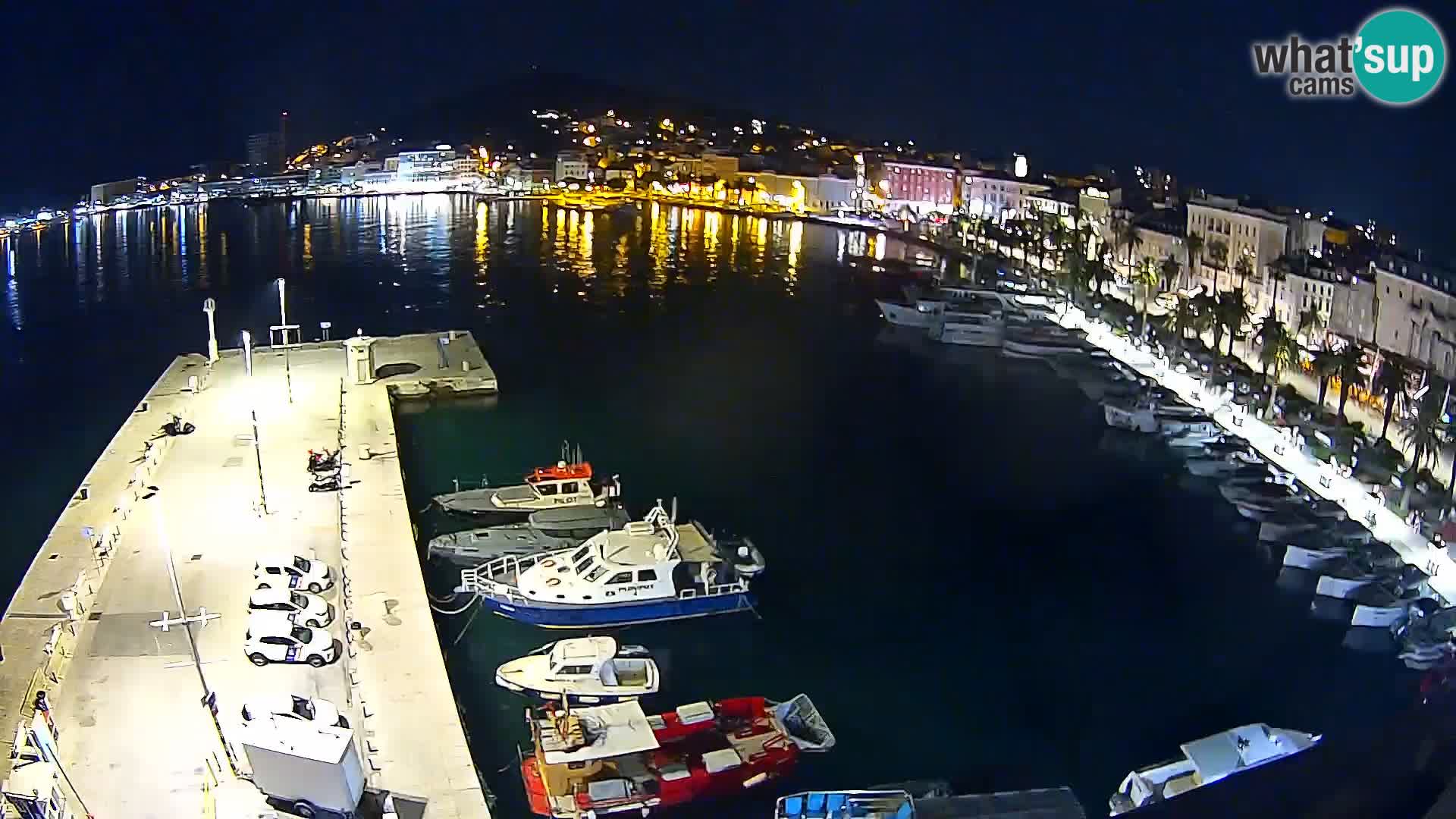 Webcam live Spalato riva e porto
