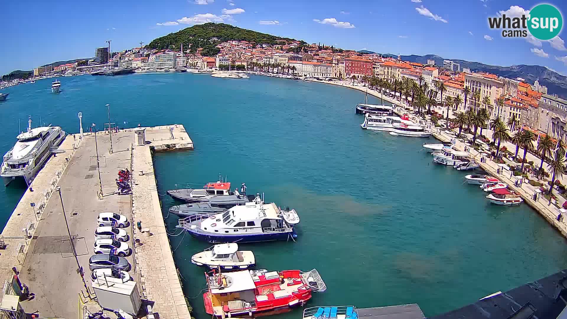 Split Riva Live webcam panorama
