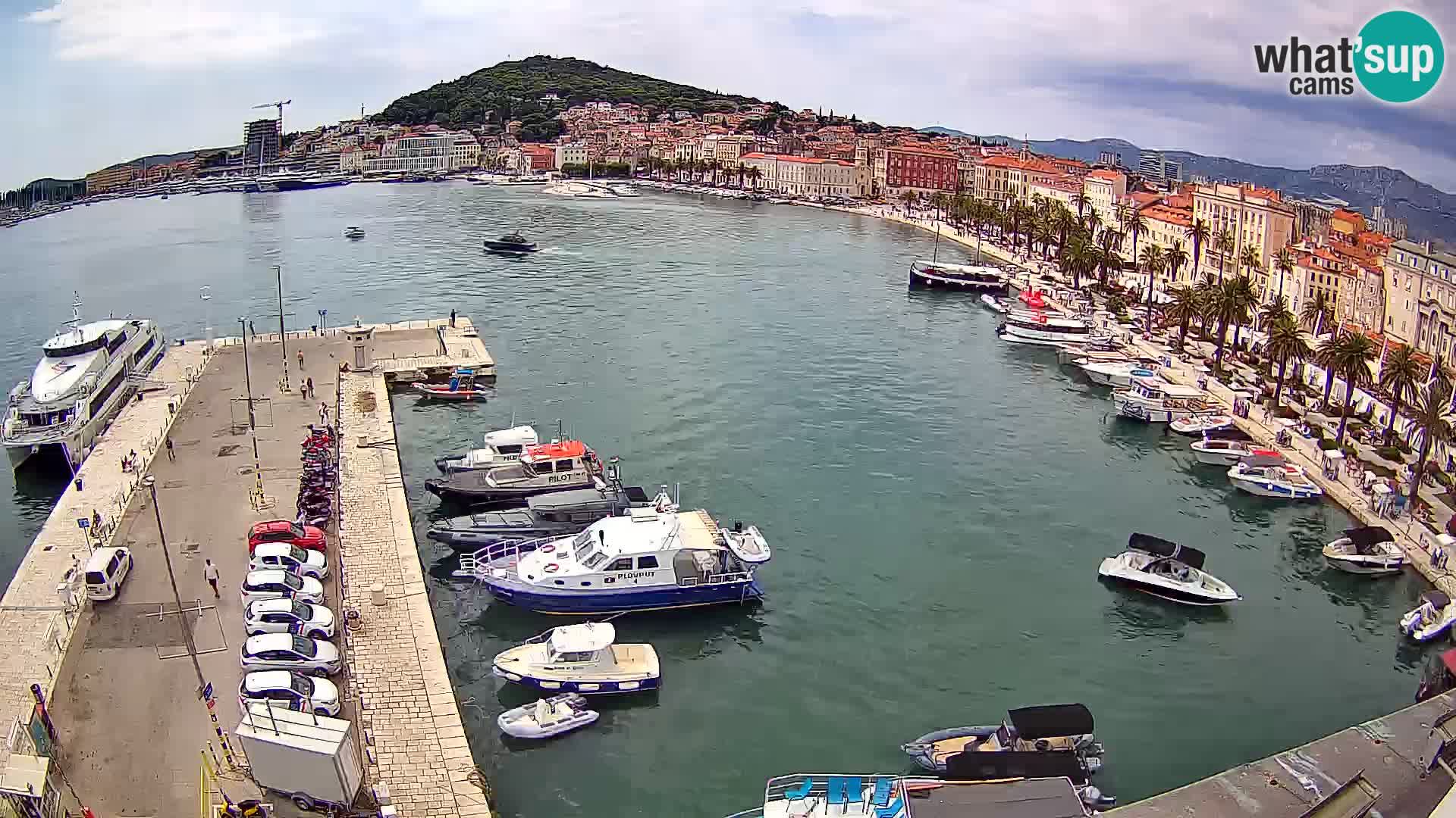 Split Riva Live webcam panorama