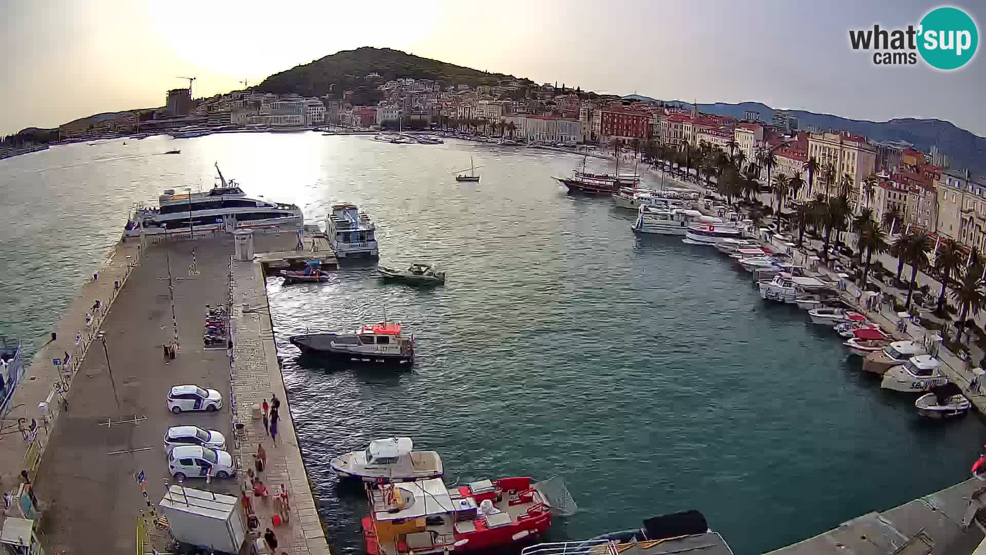 Split Riva Live webcam panorama
