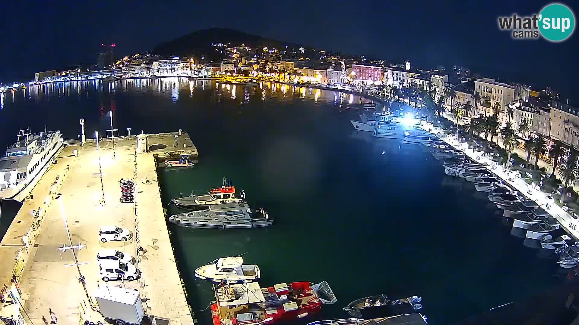 Split Riva Live webcam panorama