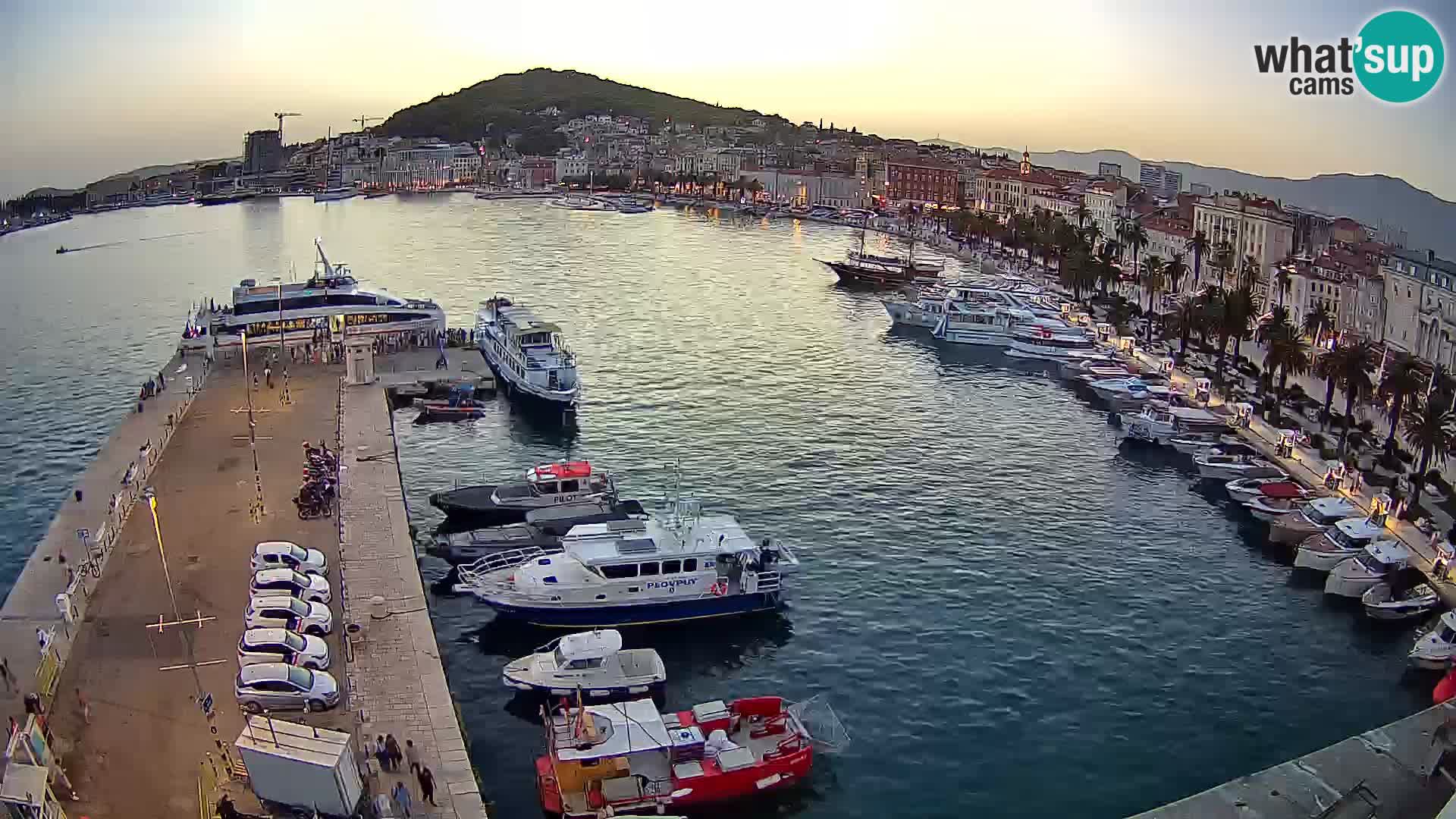 Split Riva Live webcam panorama