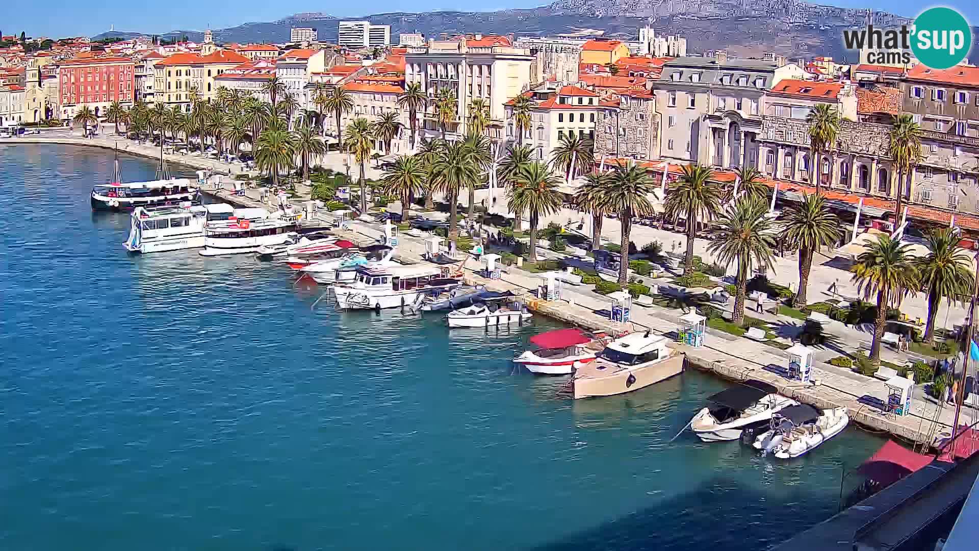 Split Riva Live webcam panorama