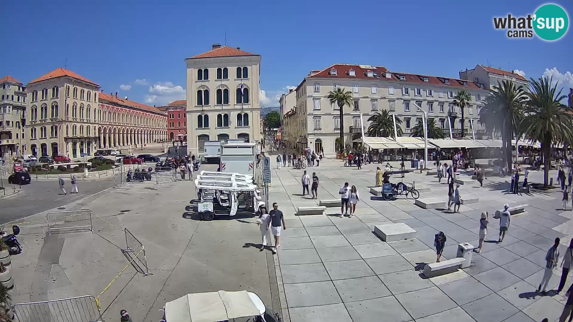 Webcam Split Riva – Prokurative | Trg Republike