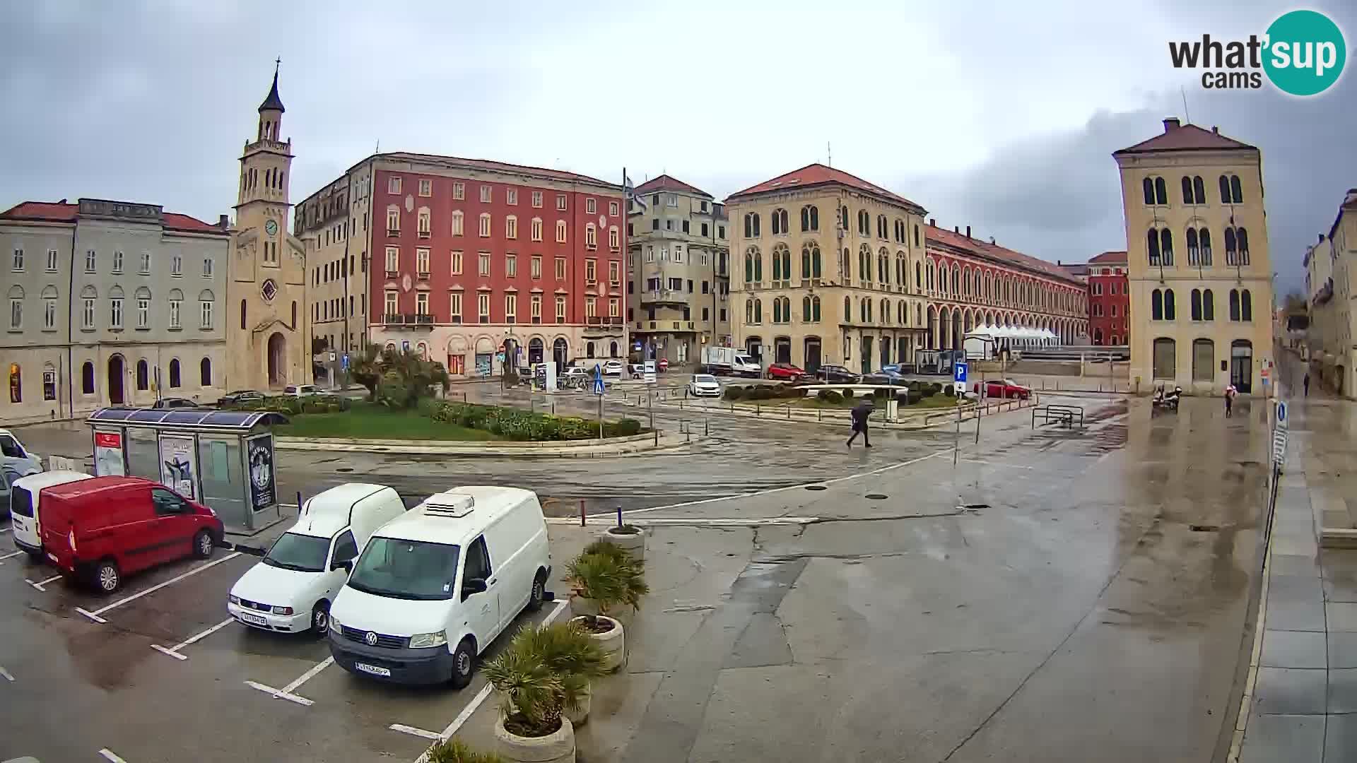 Webcam Split Riva – Prokurative | Trg Republike