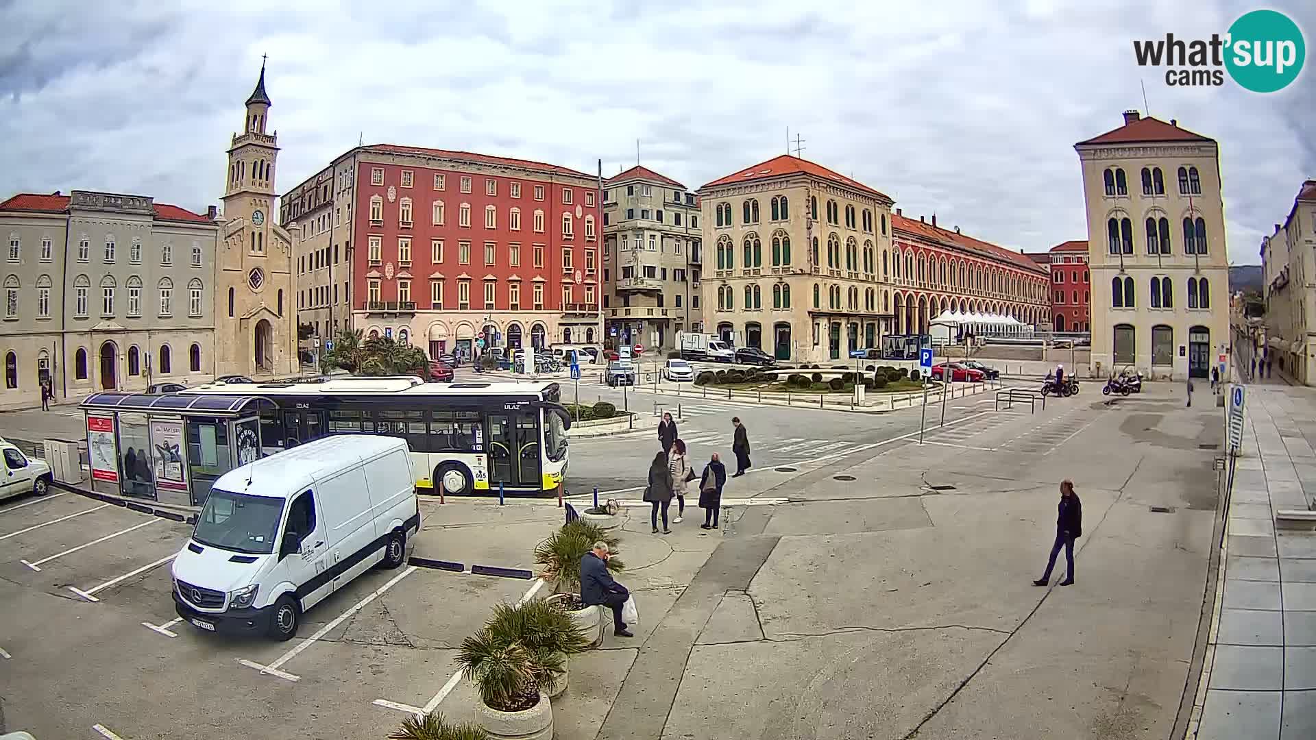 Webcam Spalato Riva – Prokurative | Piazza della Republika