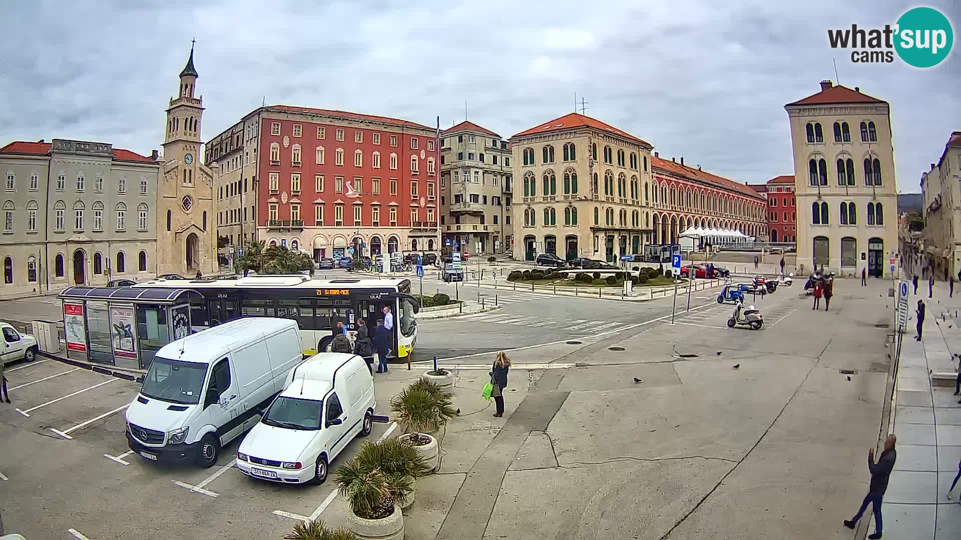 Webcam Spalato Riva – Prokurative | Piazza della Republika