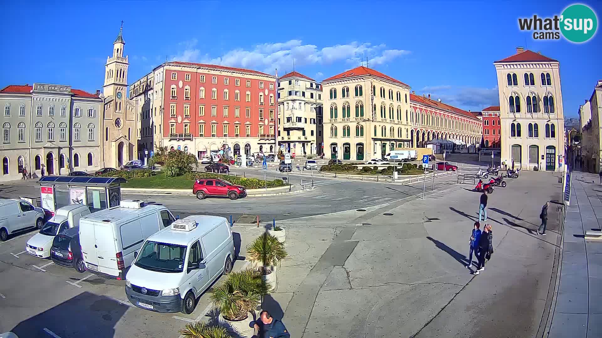 Webcam Spalato Riva – Prokurative | Piazza della Republika