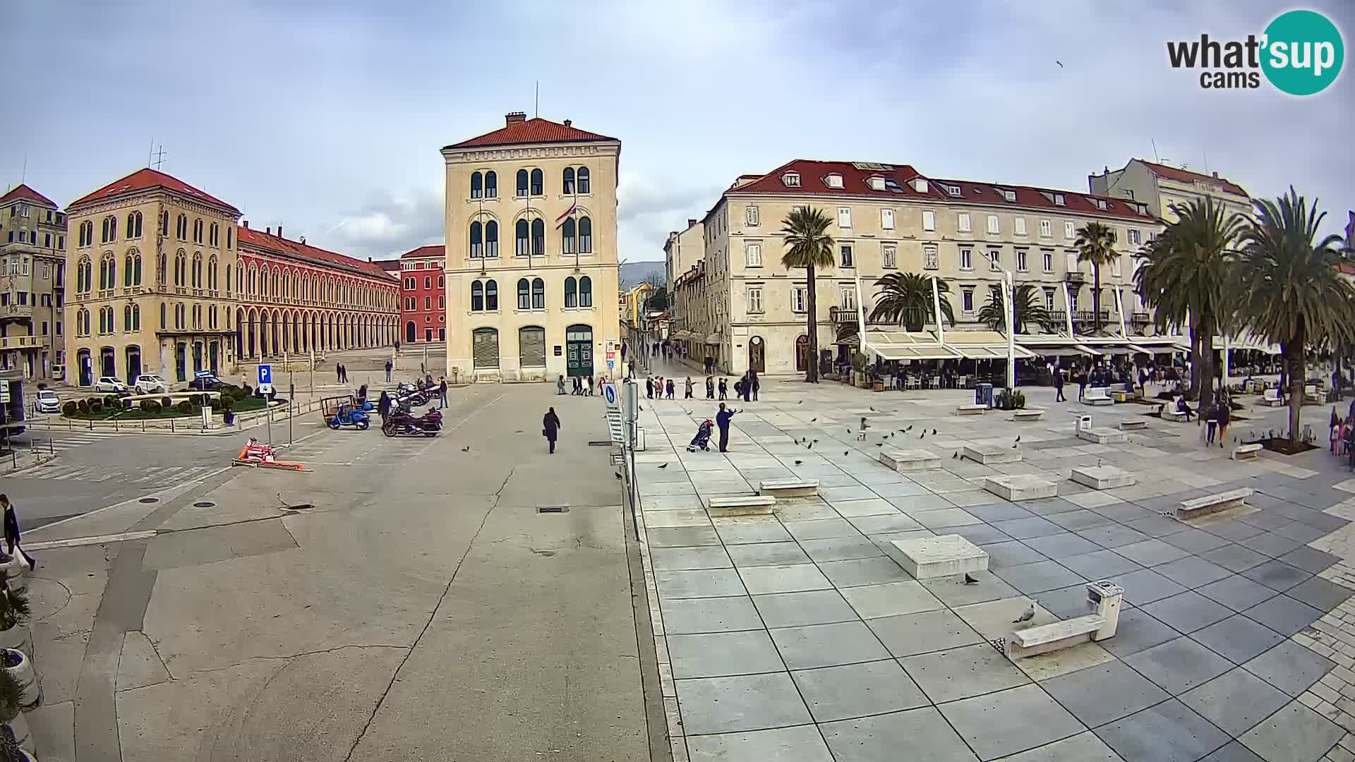 Webcam Spalato Riva – Prokurative | Piazza della Republika