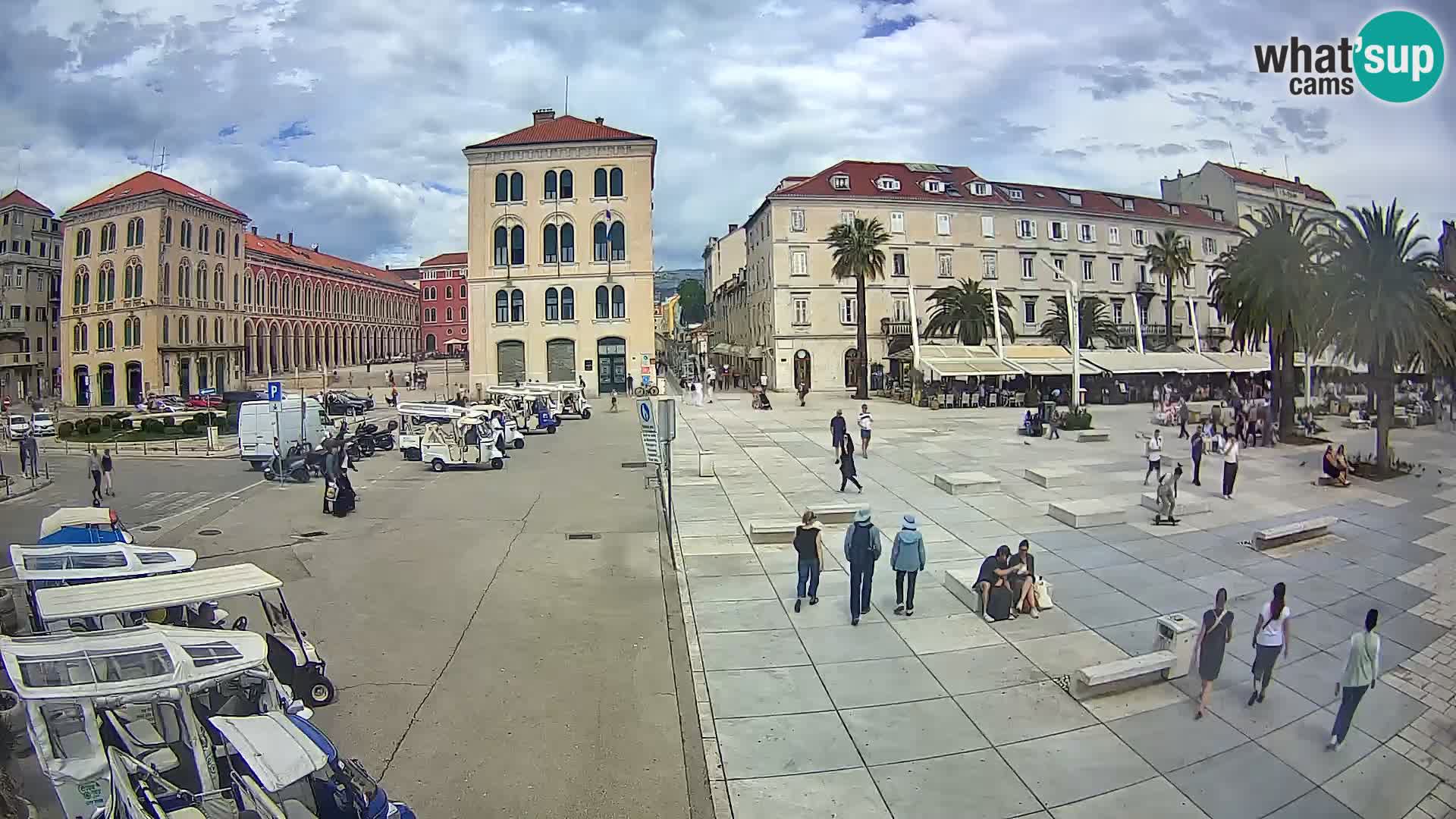 Webcam Split Riva – Prokurative | Trg Republike