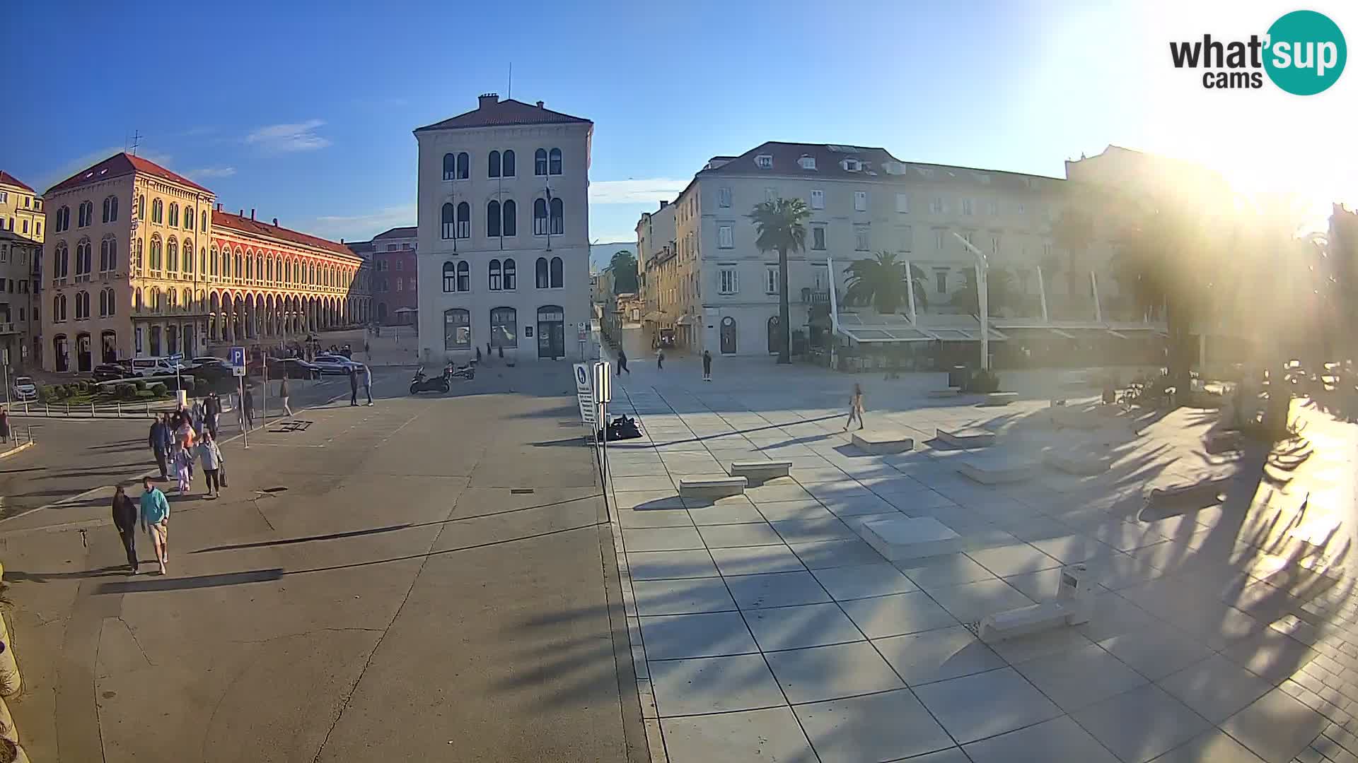 Webcam Spalato Riva – Prokurative | Piazza della Republika