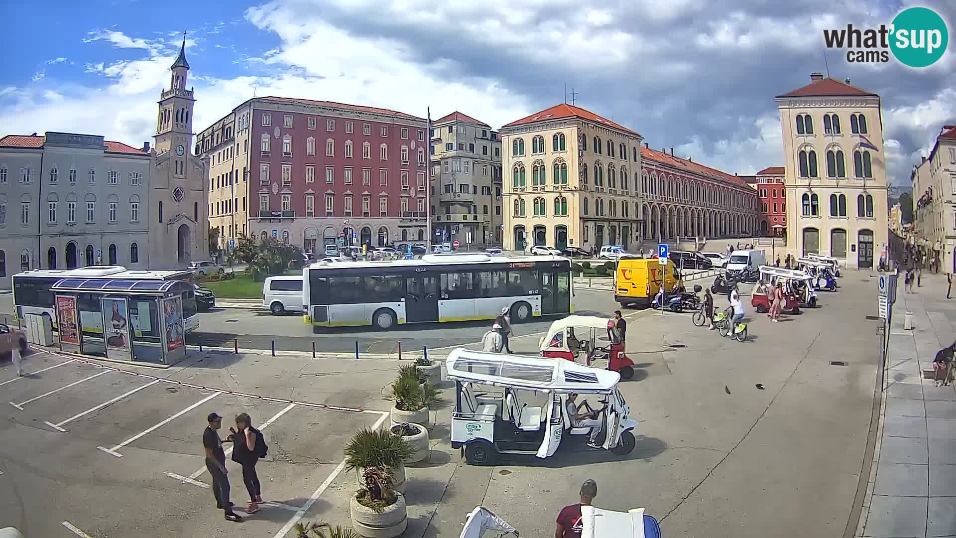 Webcam Split Riva – Prokurative | Trg Republike