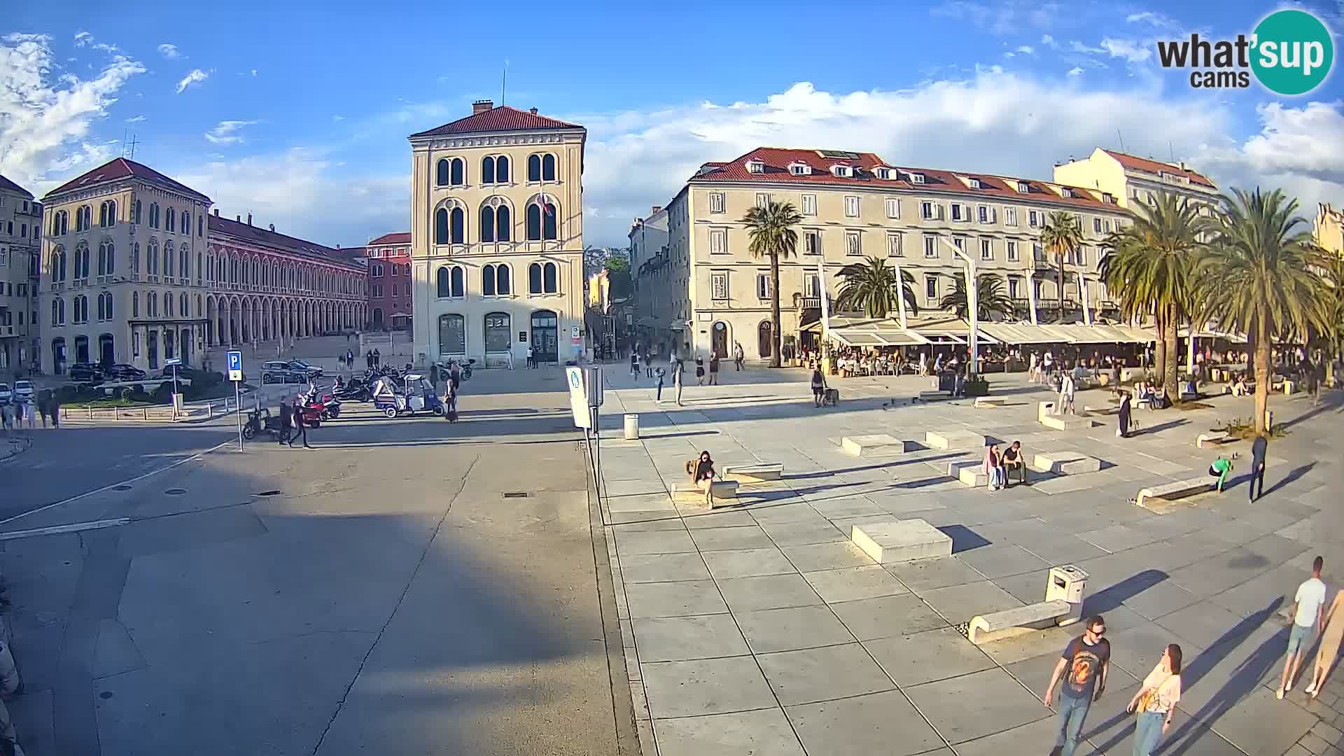 Webcam Split Riva – Prokurative | Trg Republike