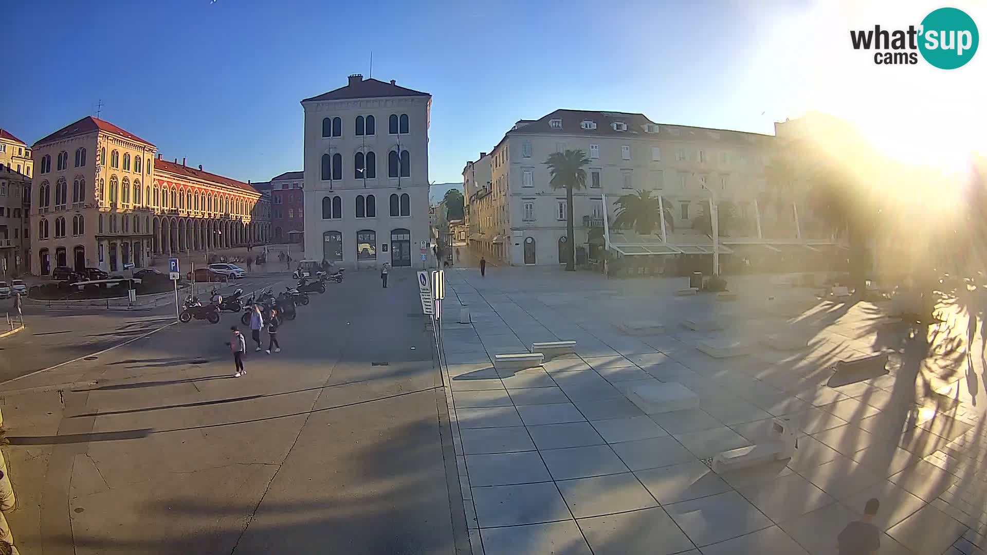 Webcam Spalato Riva – Prokurative | Piazza della Republika
