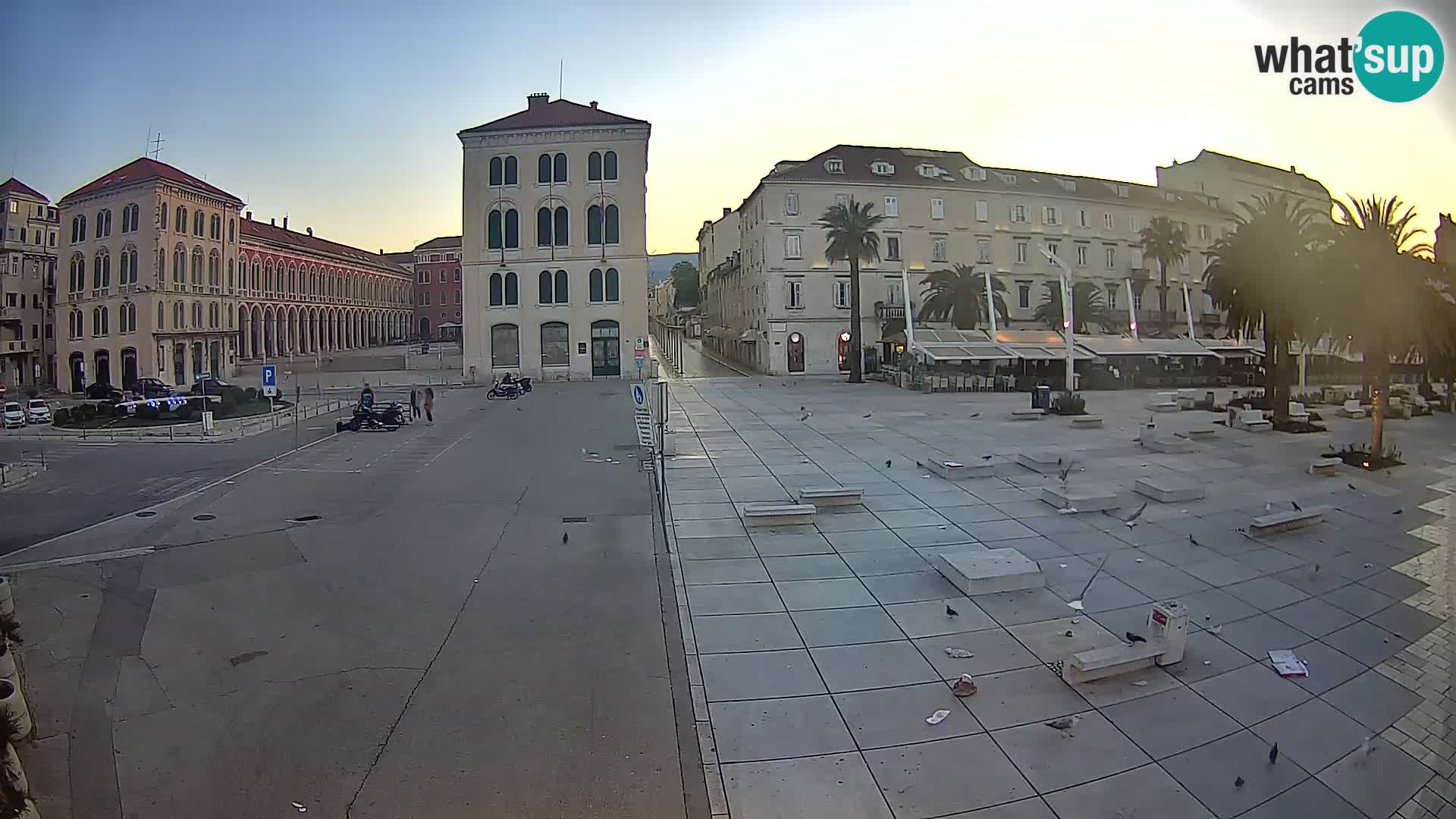 Webcam Split Riva – Prokurative | Trg Republike