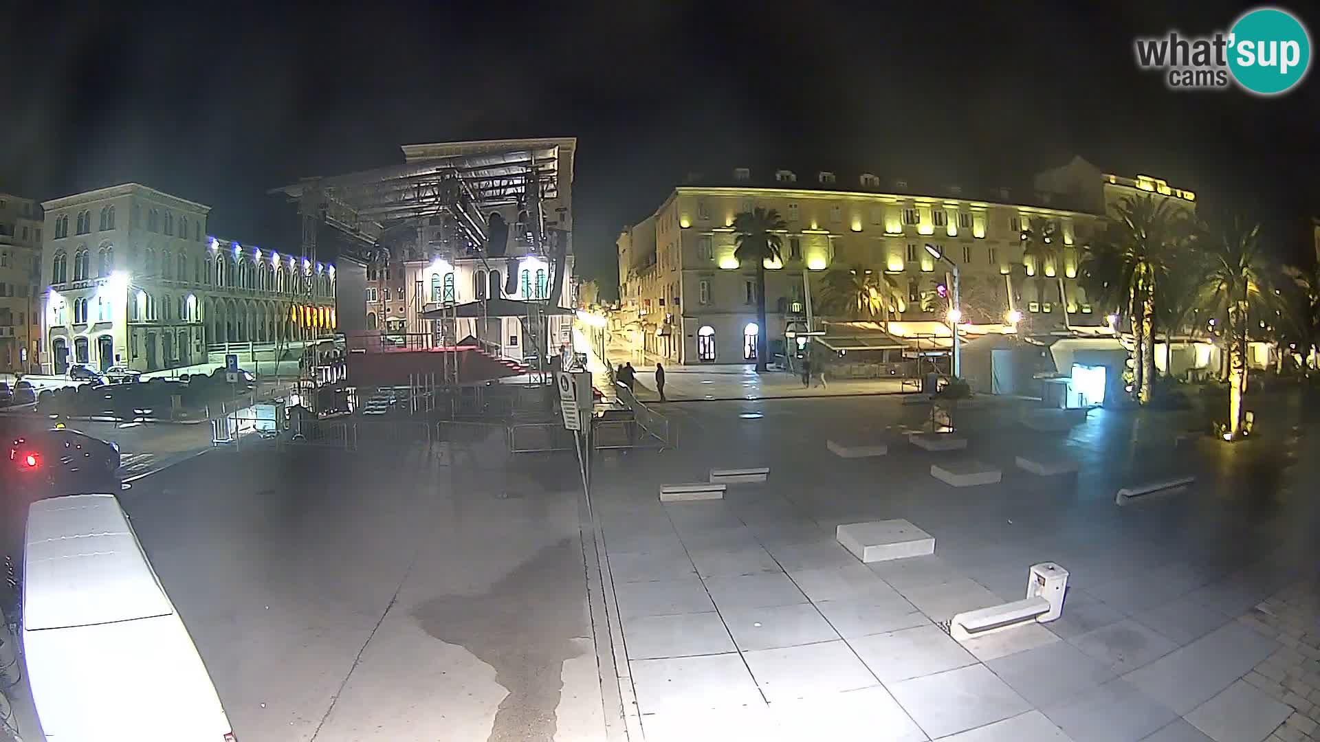 Webcam Split Riva – Prokurative | Trg Republike