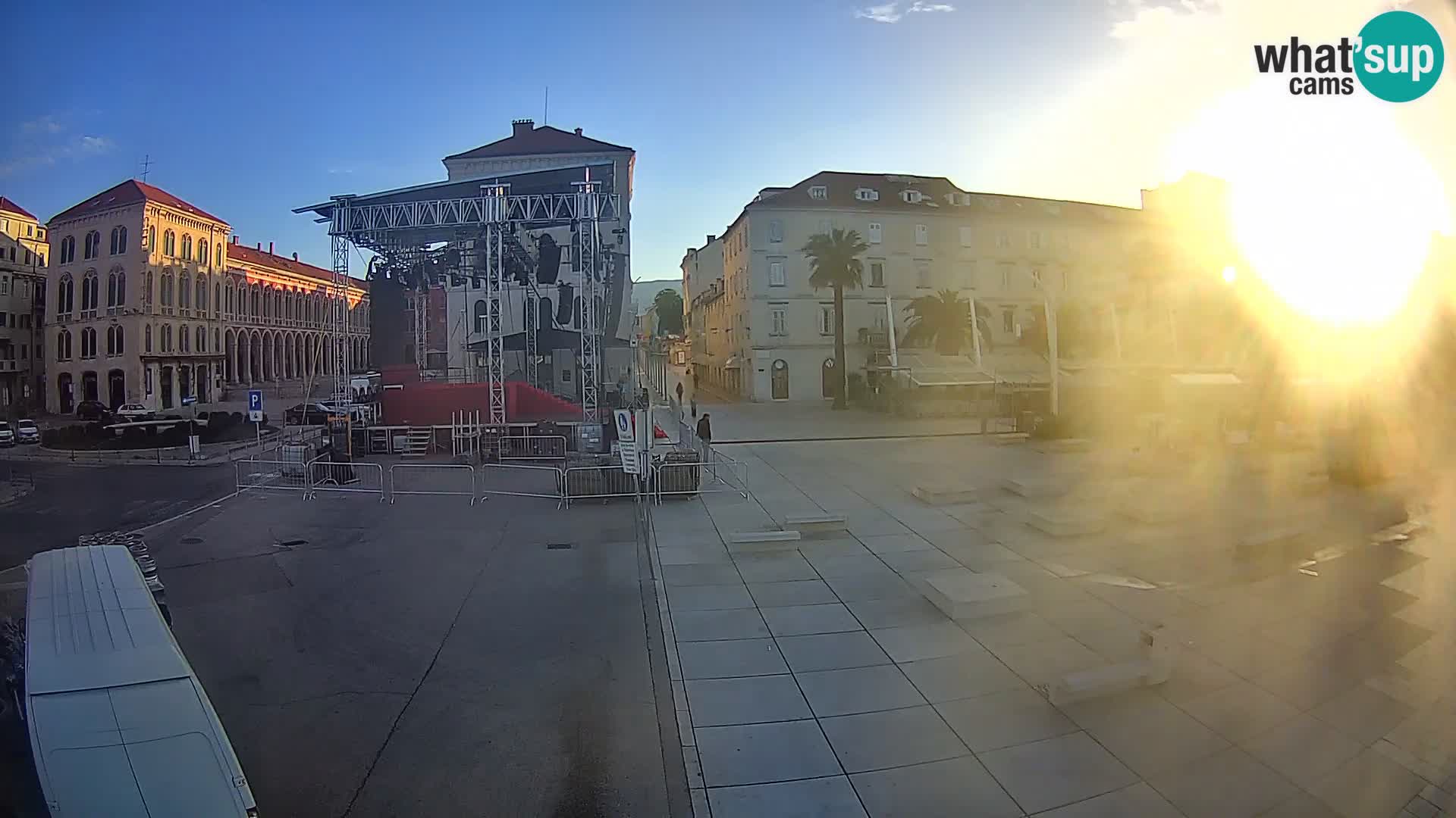 Webcam Spalato Riva – Prokurative | Piazza della Republika