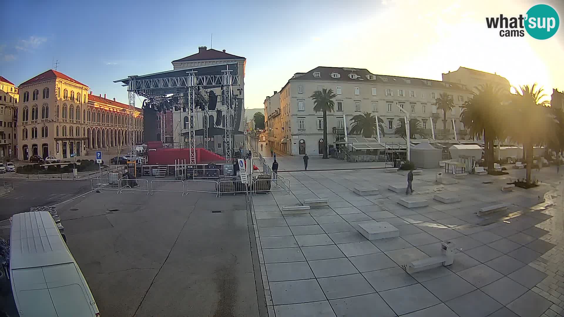 Webcam Split Riva – Prokurative | Trg Republike
