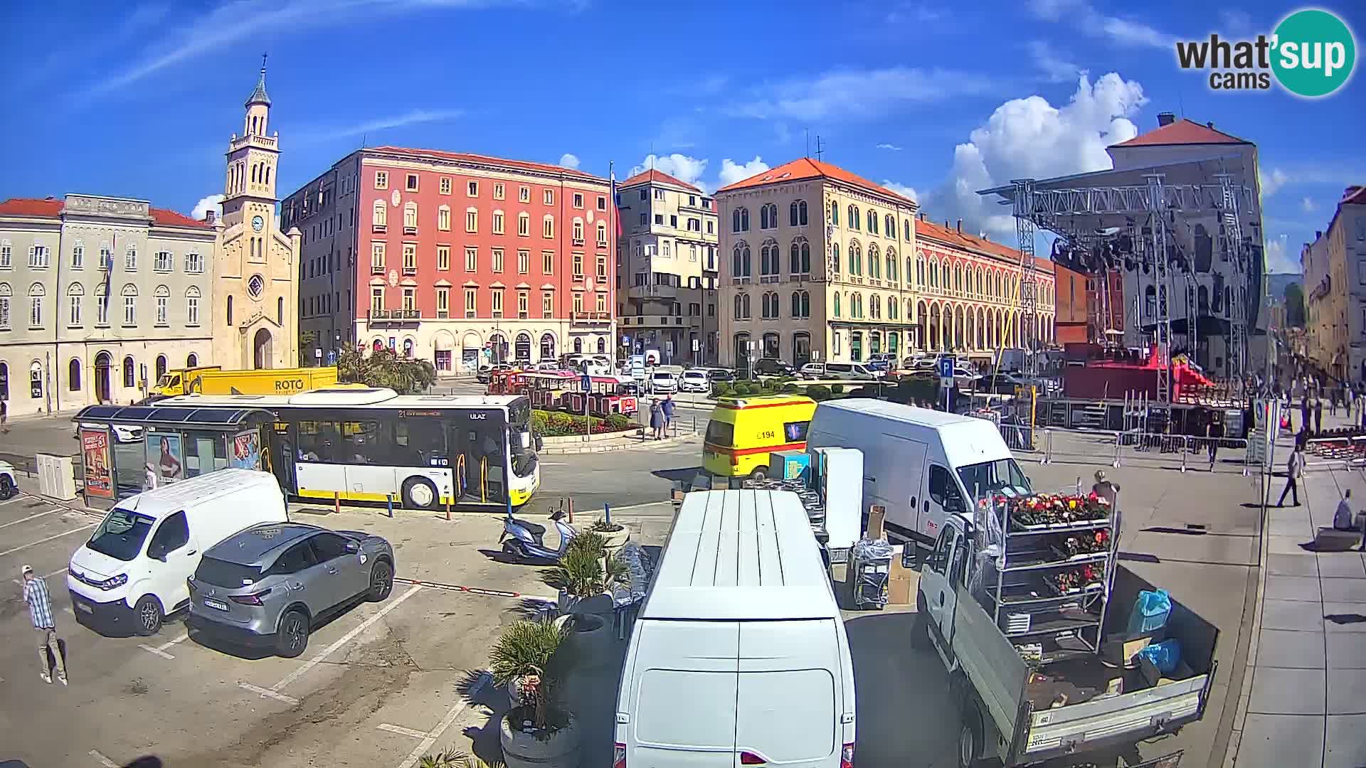 Webcam Spalato Riva – Prokurative | Piazza della Republika