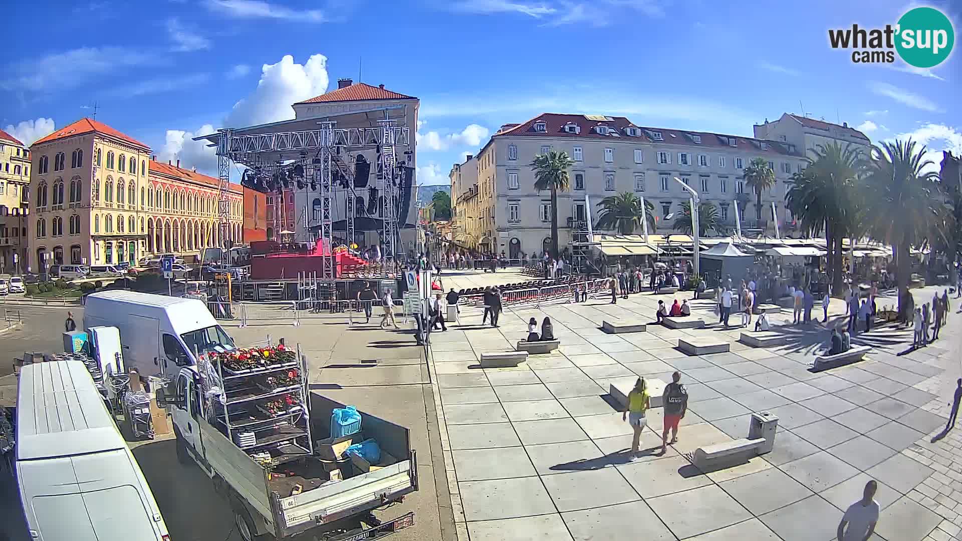 Live kamera Split Riva – Prokurative | Trg Republike