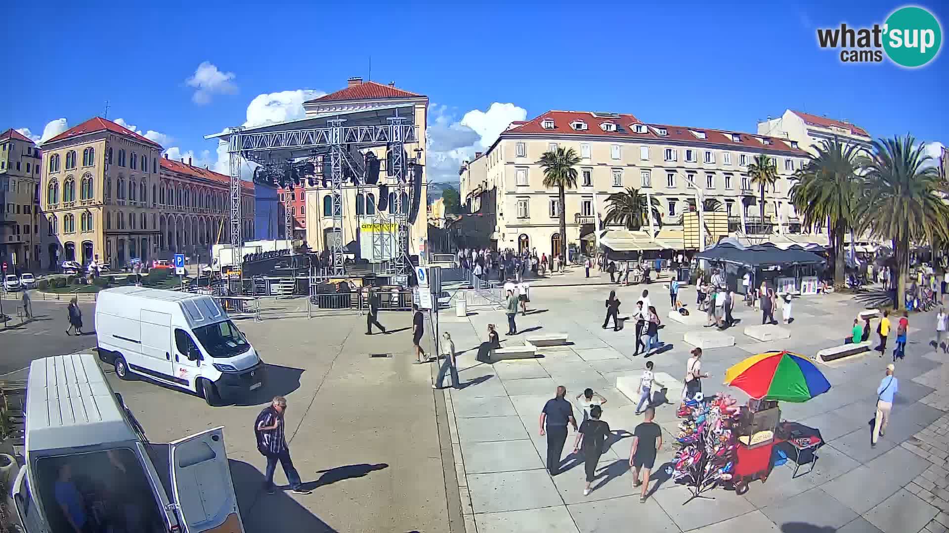 Webcam Split Riva – Prokurative | Plaza de la República